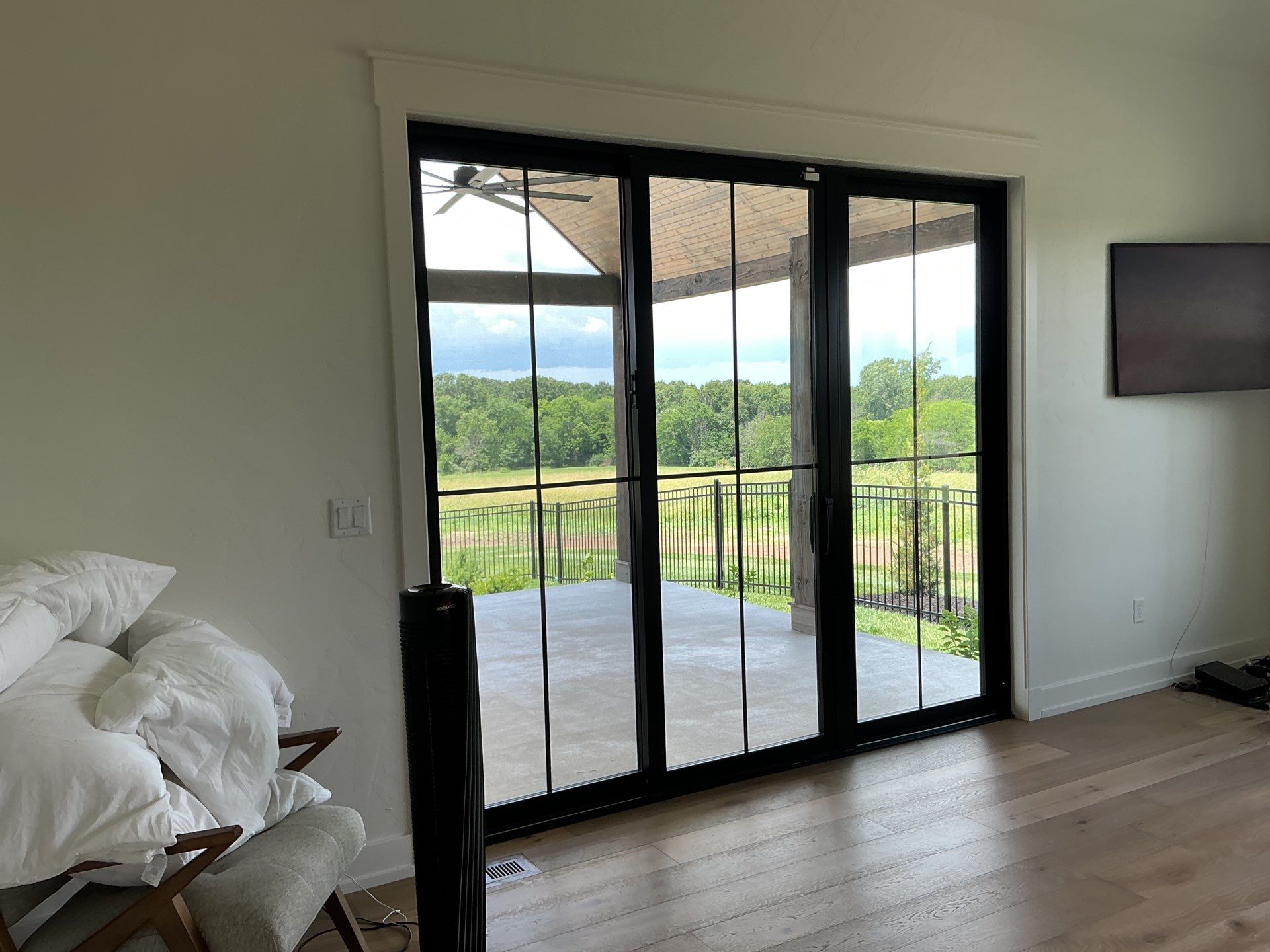 Roller Shade Installation in Country Home  by tracy.hickman@budgetblinds.com