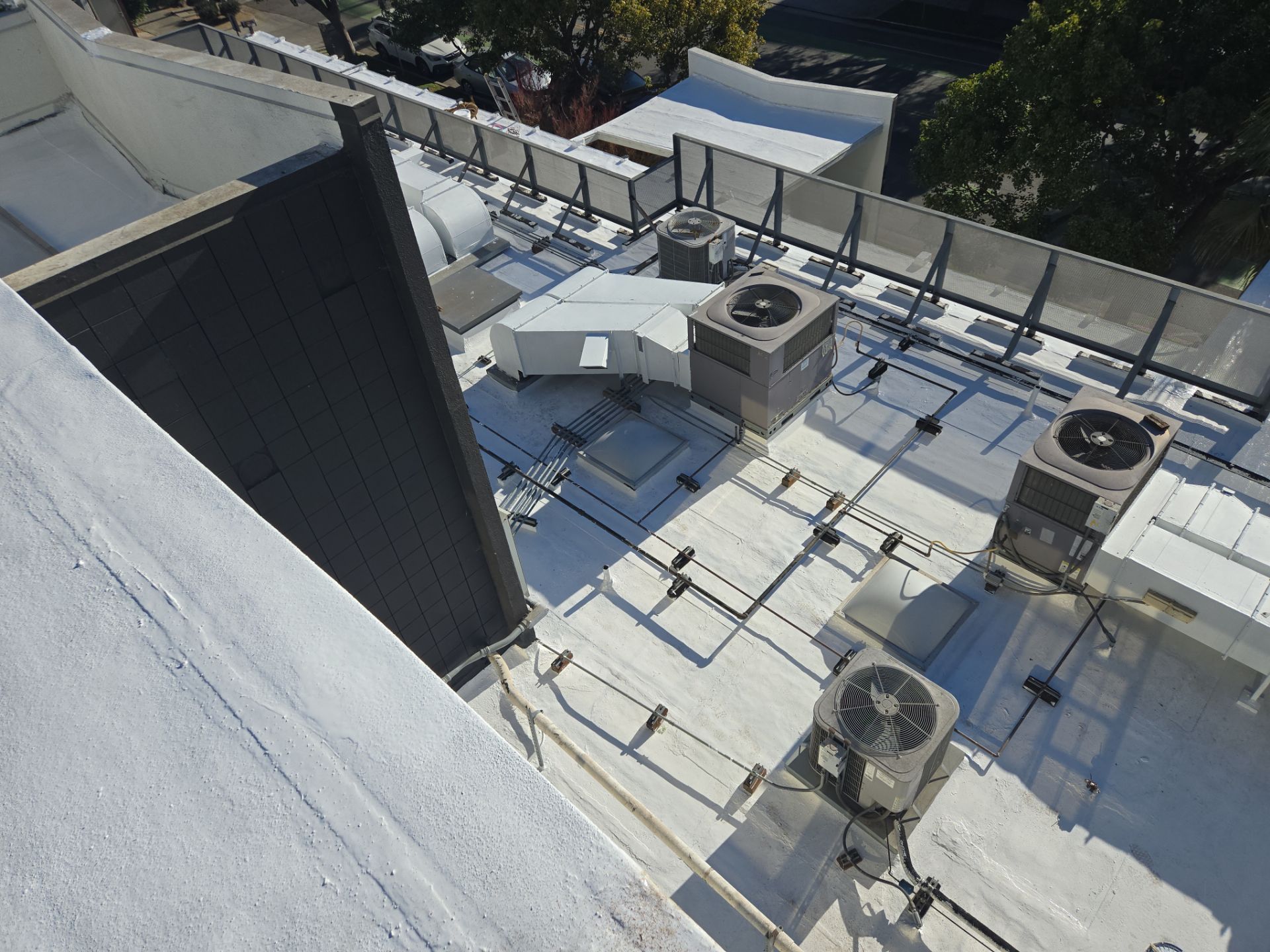 Pre-school in Santa Monica - Waterproofed with ASC Silicone Membrane System by Hull Brothers Roofing