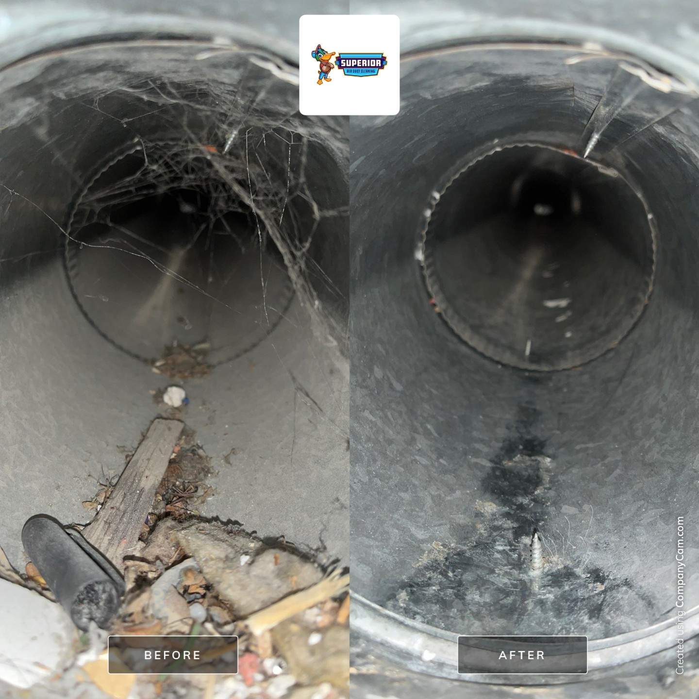 Air Duct Cleaning With a Vacuum Truck in Youngstown, OH by Superior Air Duct Cleaning