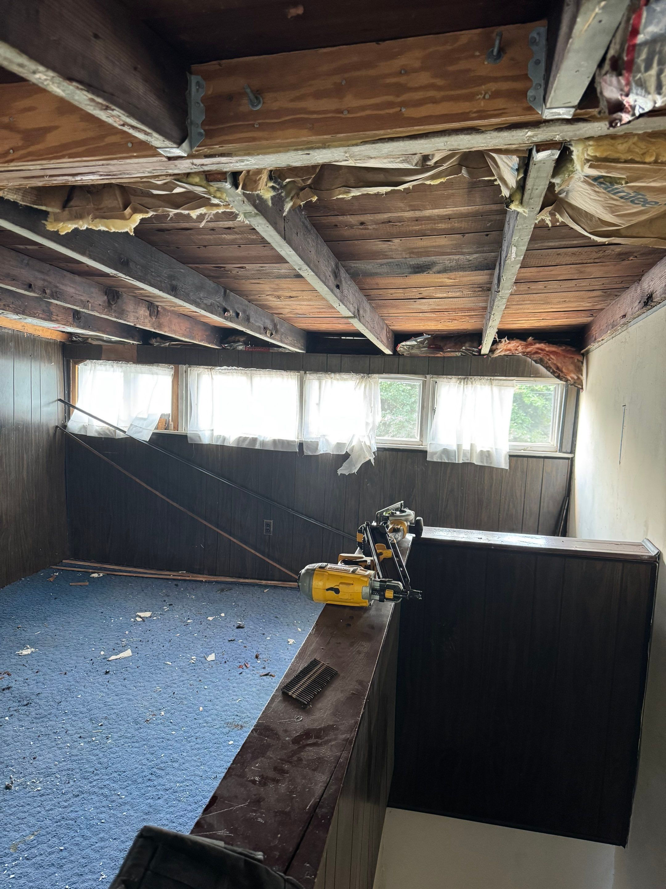 Basement waterproofing and structural reinforcement by AXR Inc