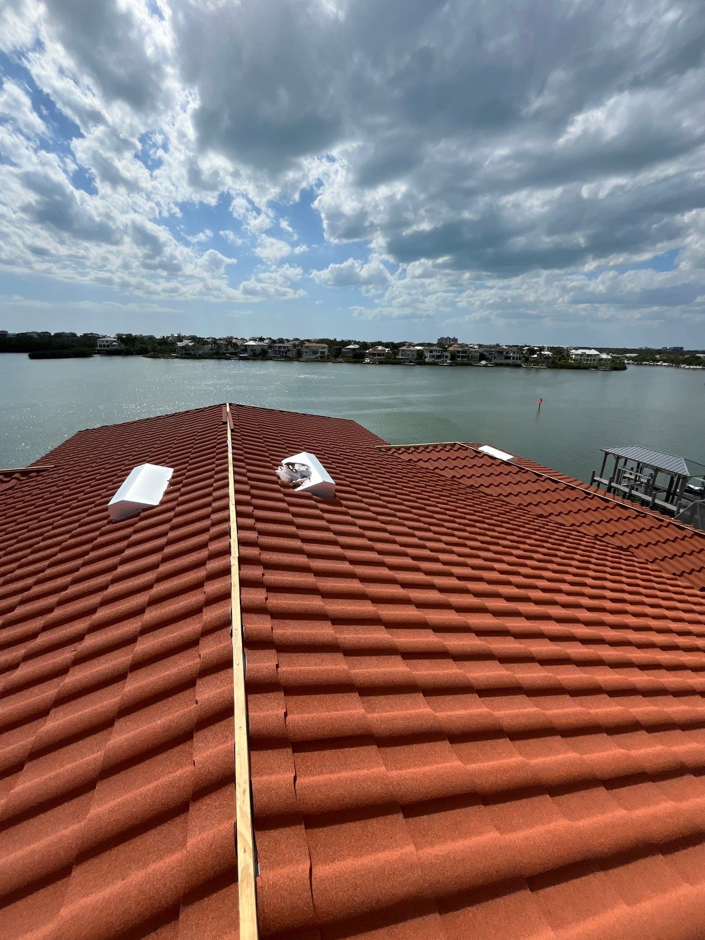 Decra Stone-Coated Metal Roof Installation for Bonita Springs Estate by cordova home services