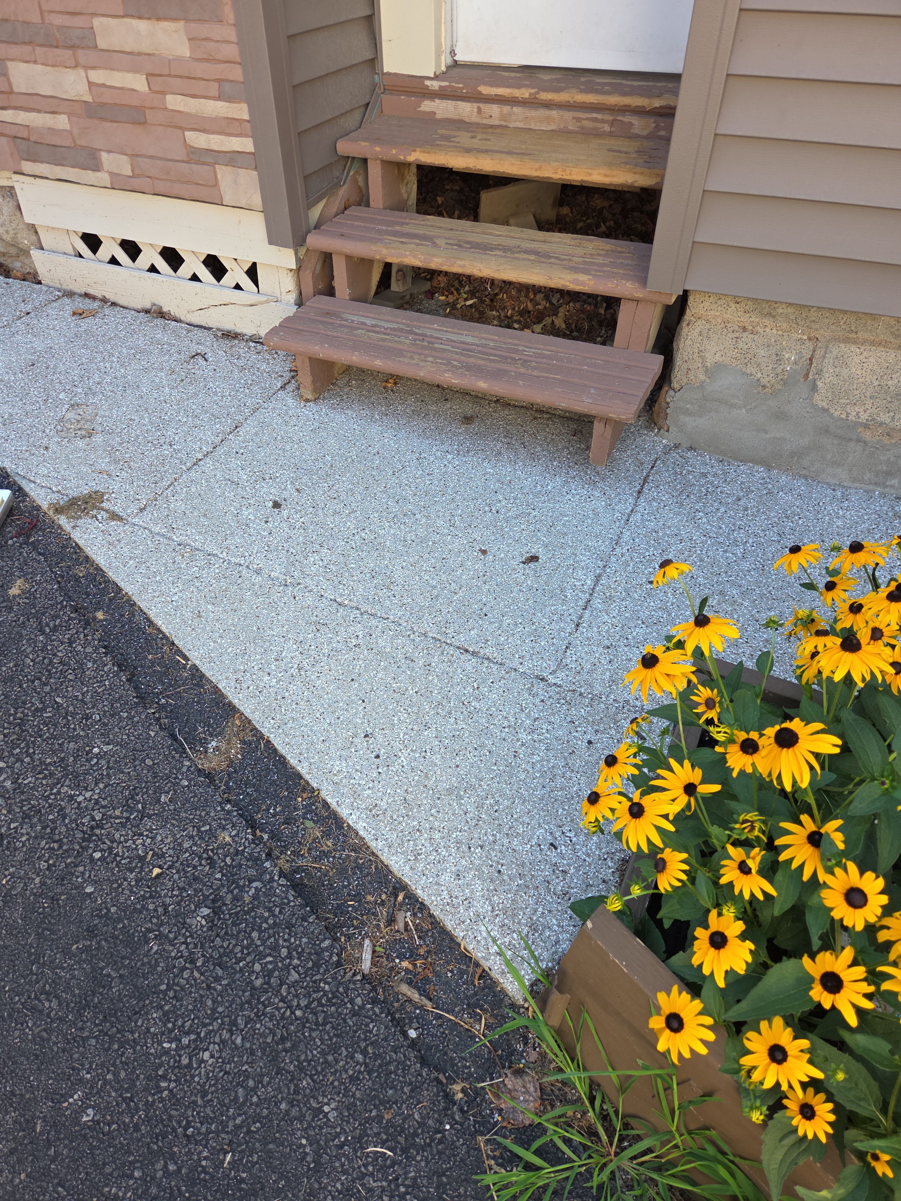 Earth Effects Stardust Sidewalk Coating by NG Masonry & Construction LLC