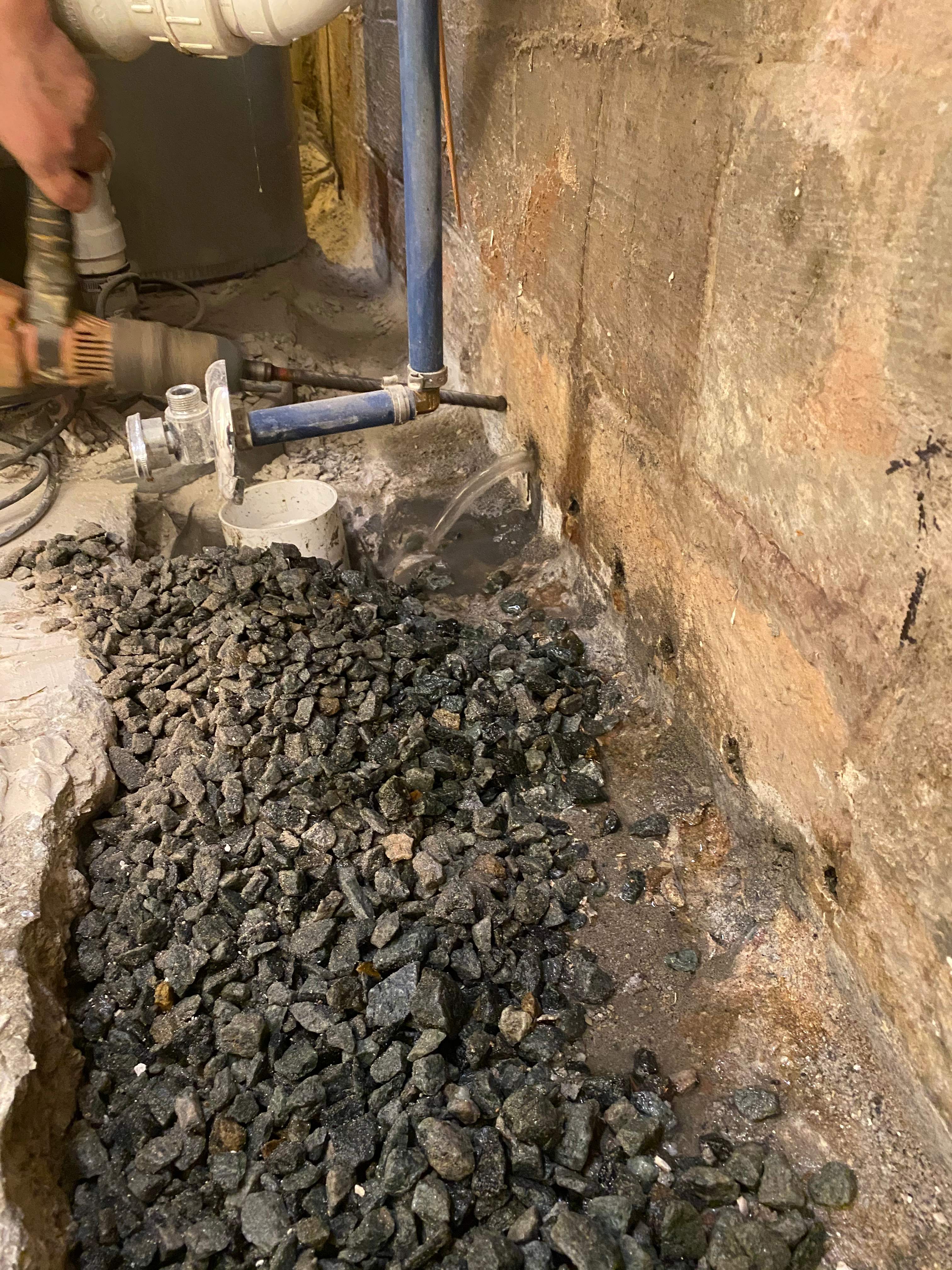 Interior French Drain Job in West Orange, NJ by Pure Service Pro, LLC 