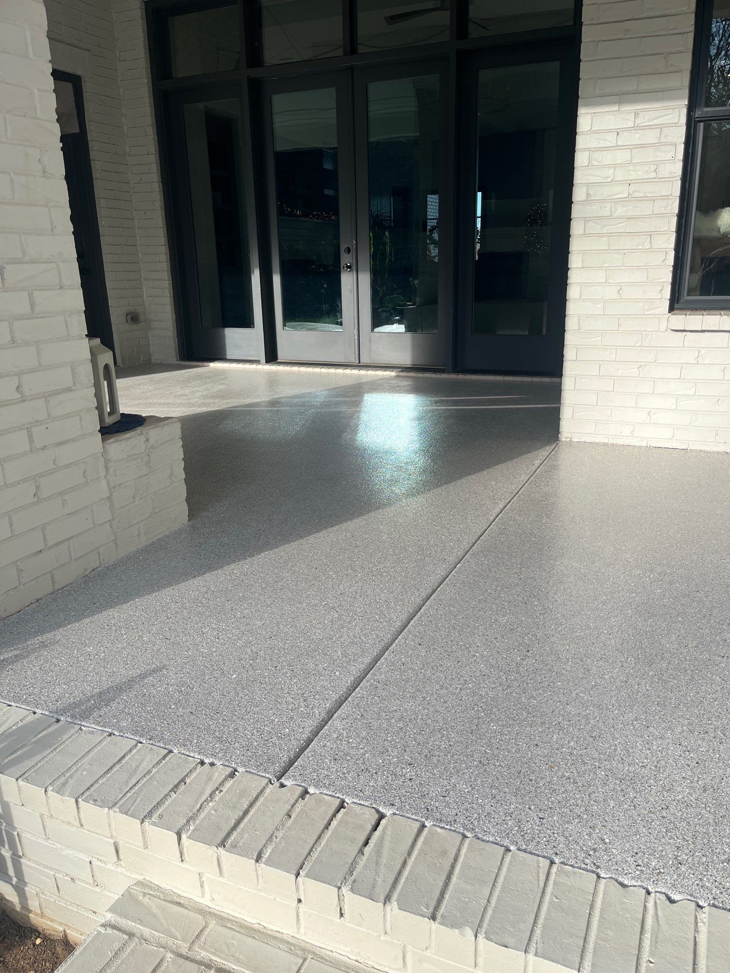 Patio Floor Coating using Quartzite by My Garage Floor Guys