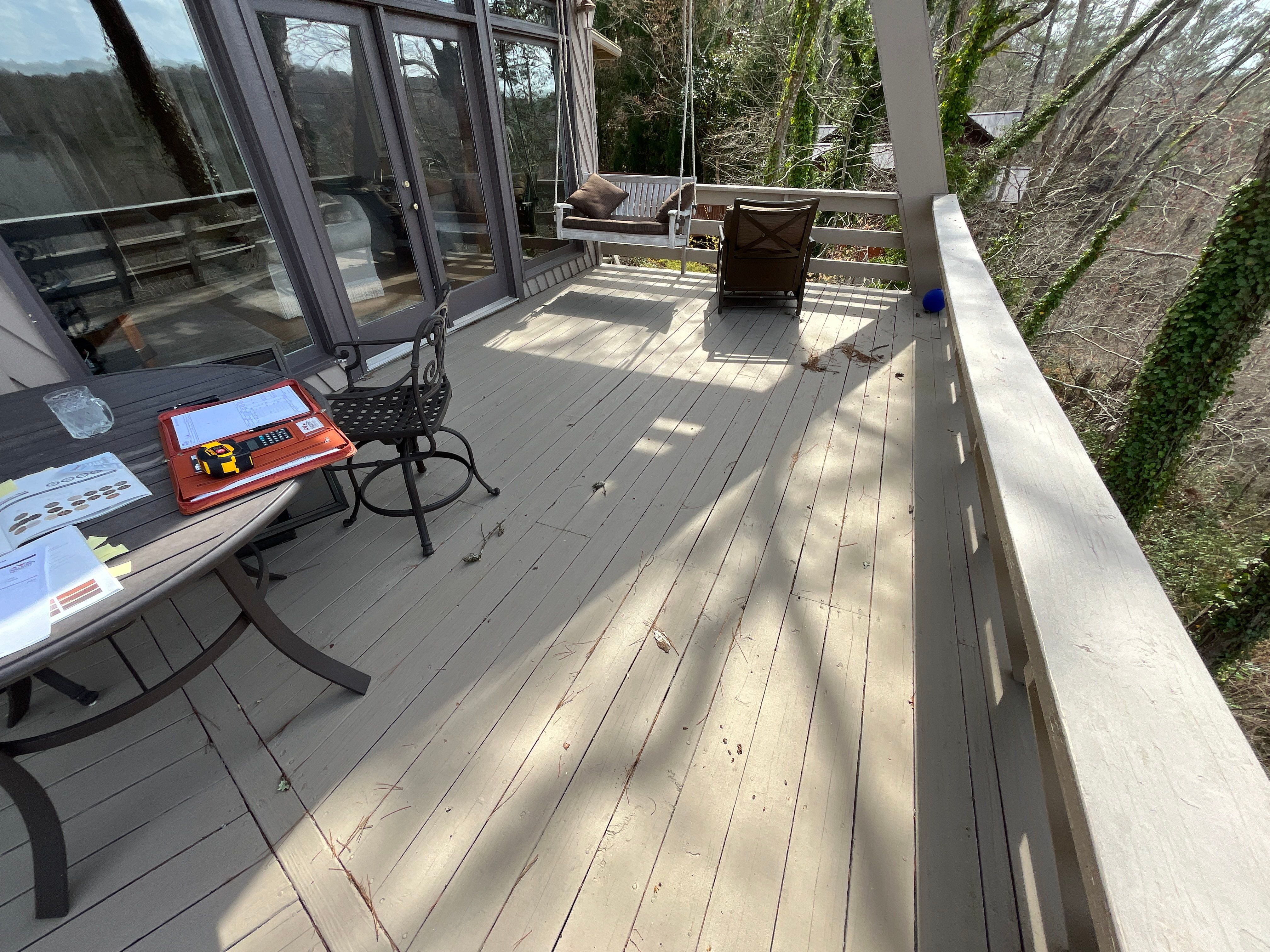 TimberTech Deck Replacement with Metal Cable Railing in Atlanta, GA by Nelson Exteriors