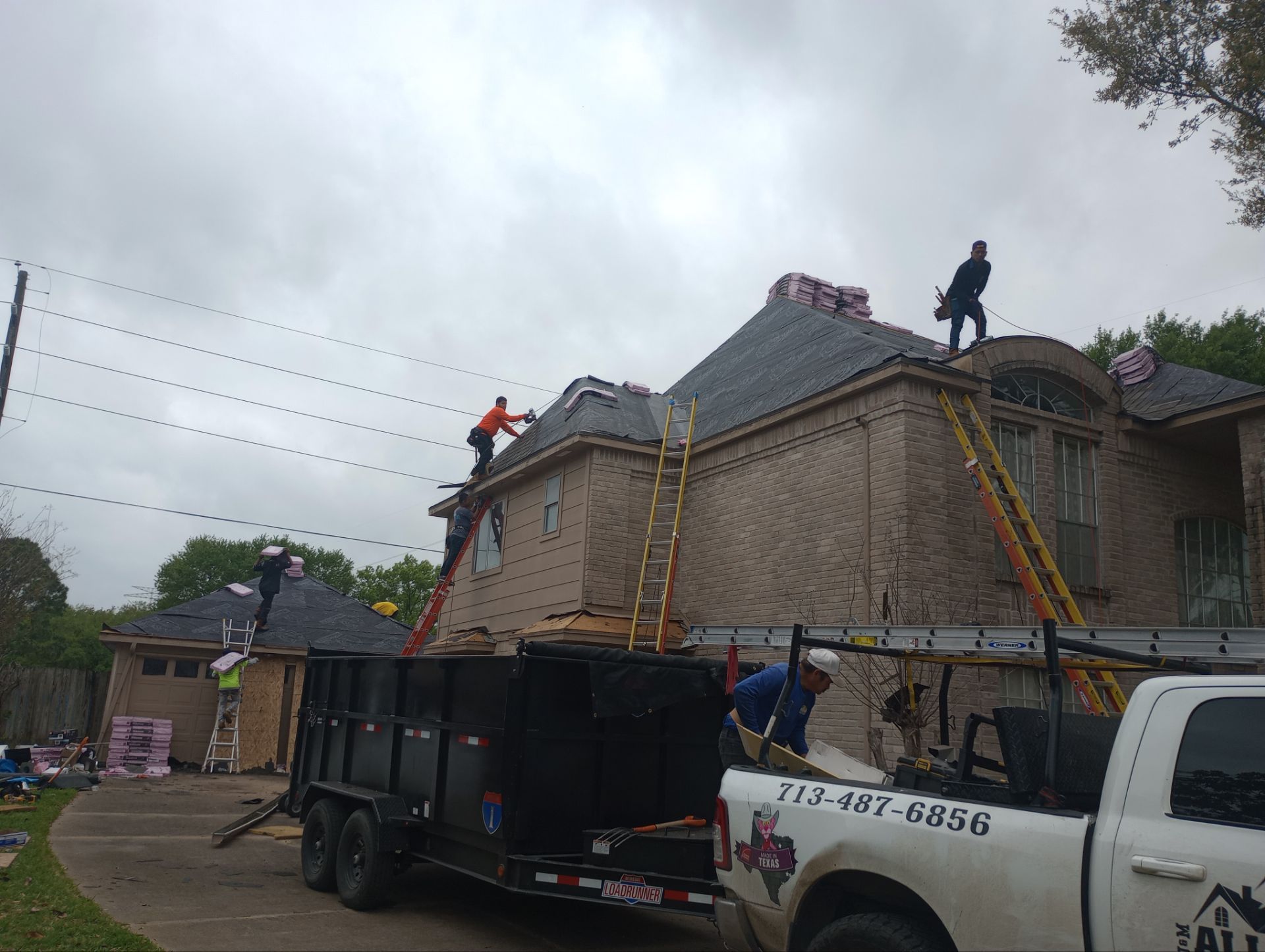 Residential Roofing Repair using Owen's Corning Duration (Lifetime) Shingles by Roof Repair Company