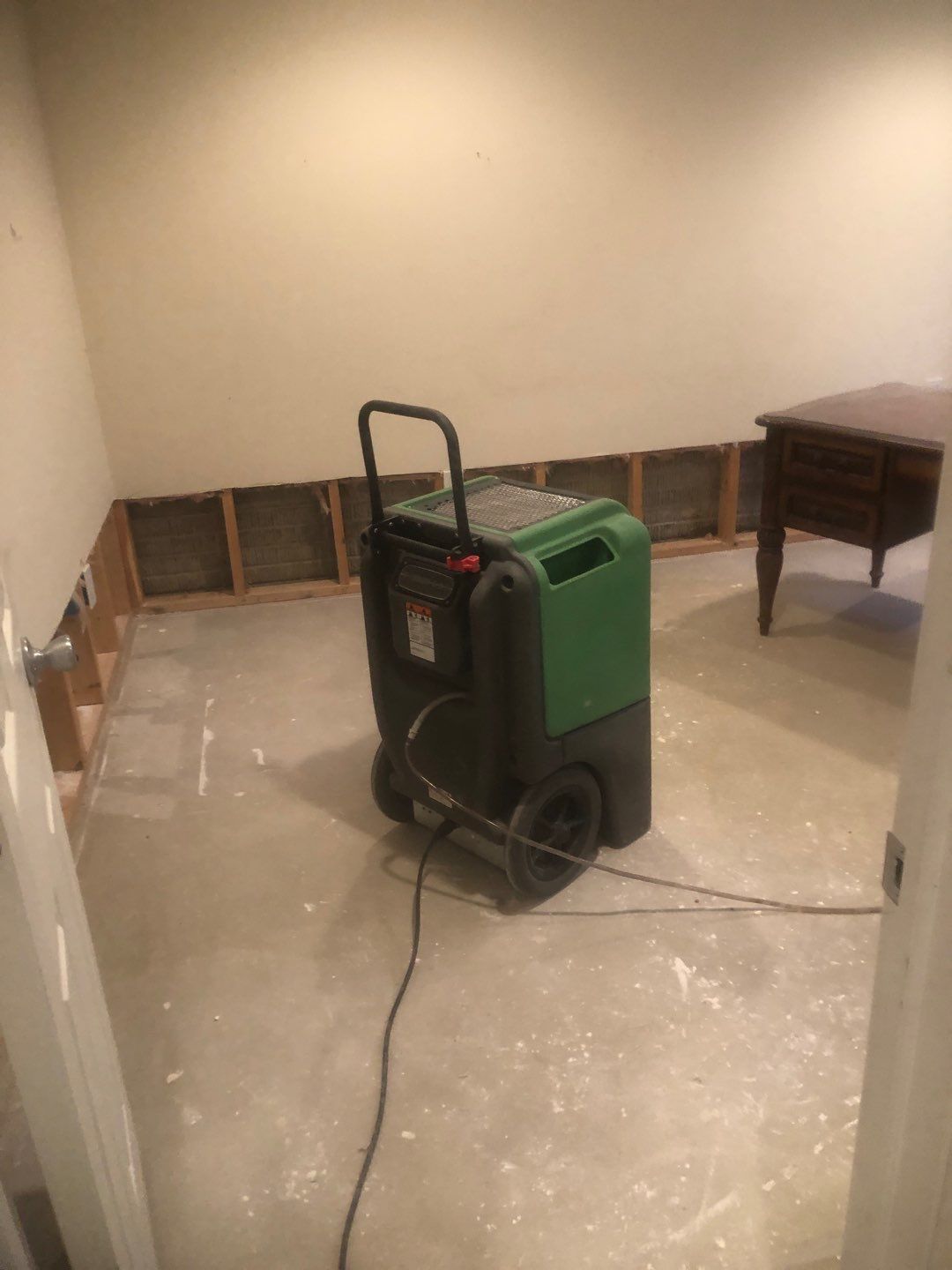 Pipe Burst Emergency Mitigation Demo and Dry Down by Absolute Roofing and Construction