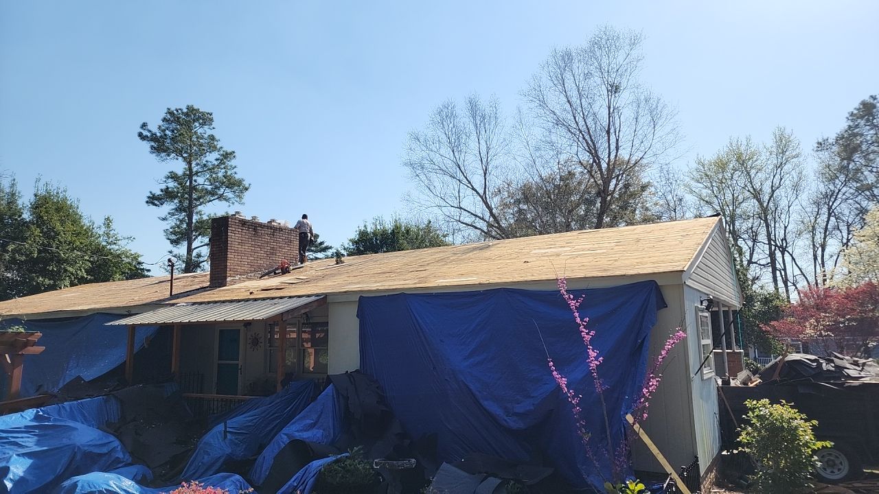 Residential Roofing Installation using Owens Corning Duration-Harbor Blue  by Indigo State Roofing