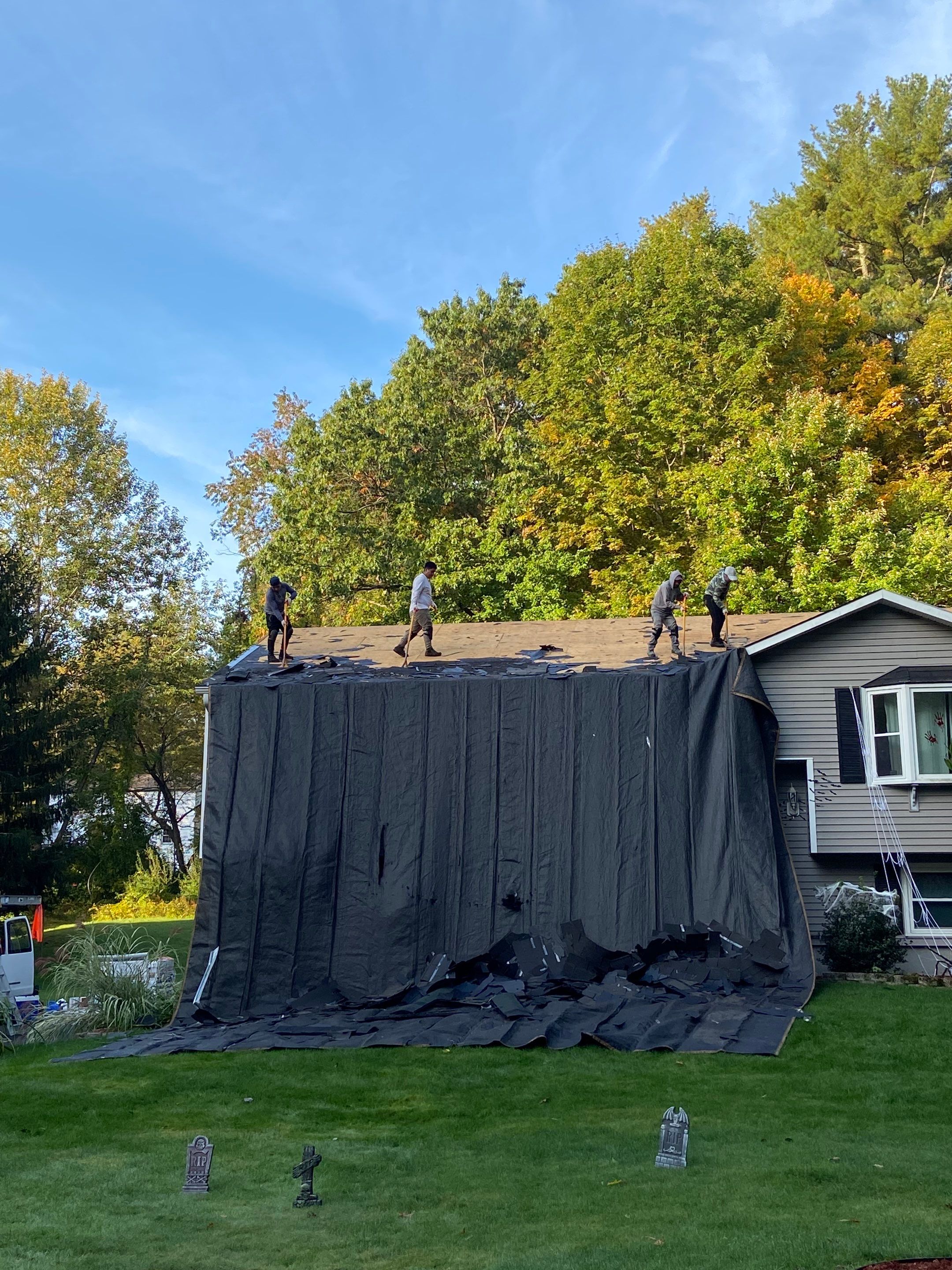 Residential Roofing Installation using GAF Timberline HDZ by Sensible Home Solutions