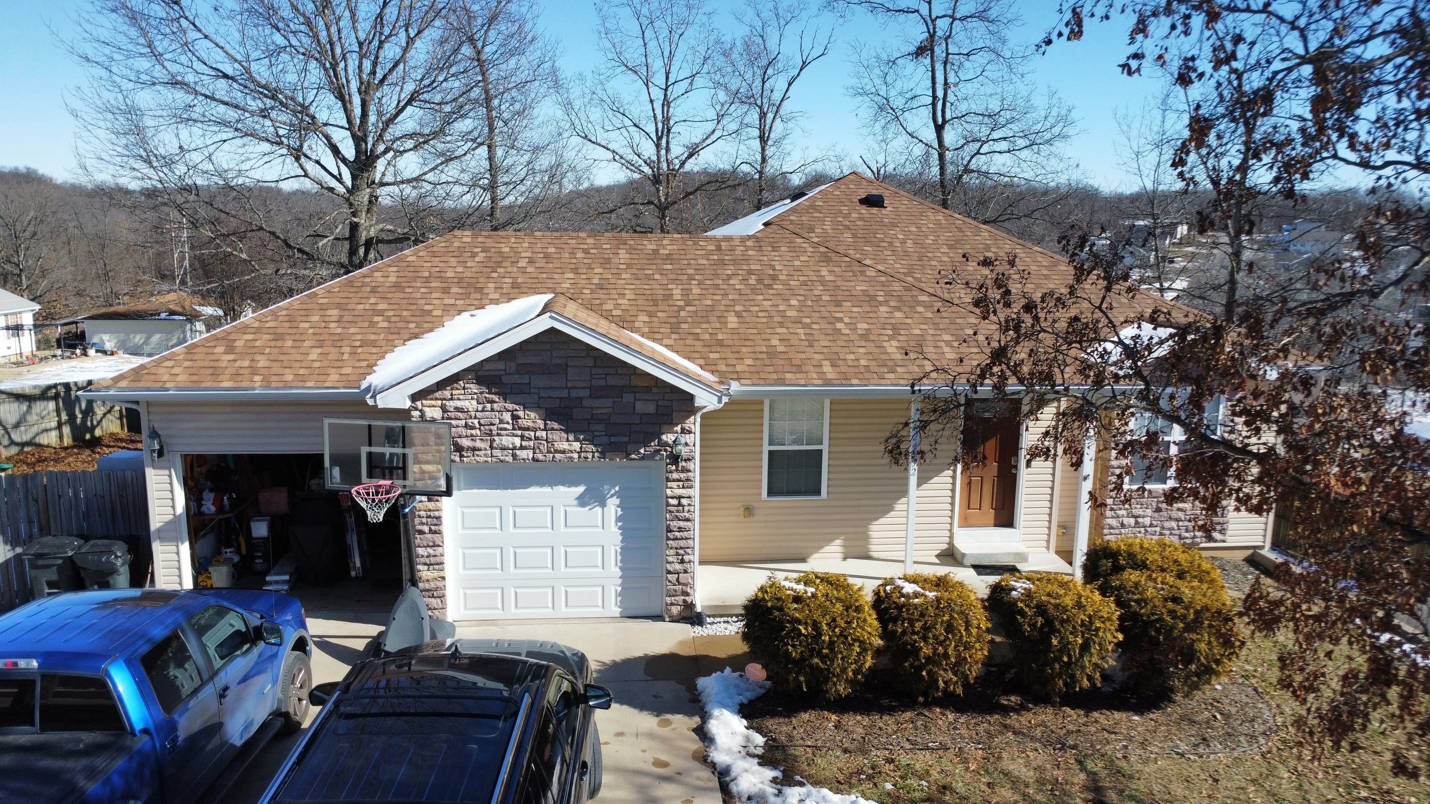 Residential Roof Replacement - Atlas Pinnacle Pristine Architectural Shingles - Color Morning Harvest  by Titan Commercial & Residential Roofing 