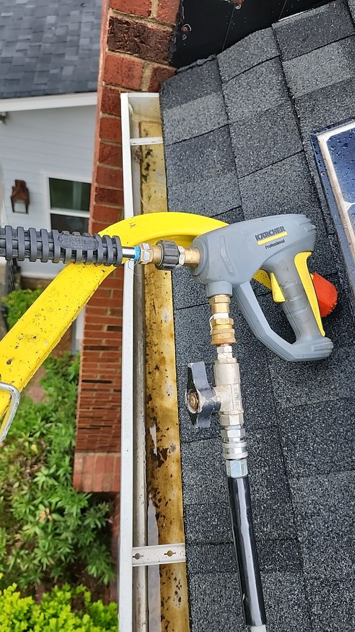 House Wash using cleaner by Power Wash Masters LLC