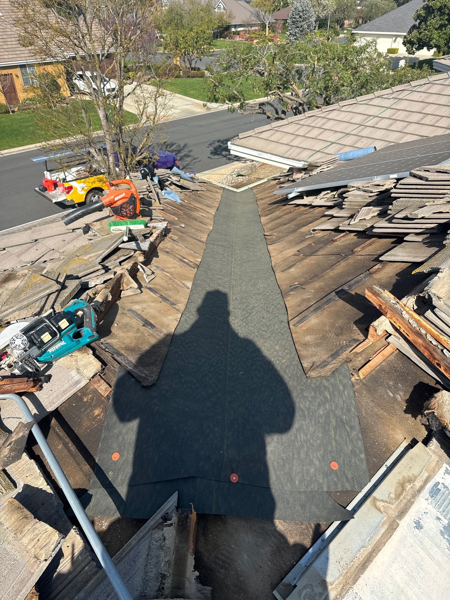 Solar Roof Leak Repair  by Grandmark Service Company