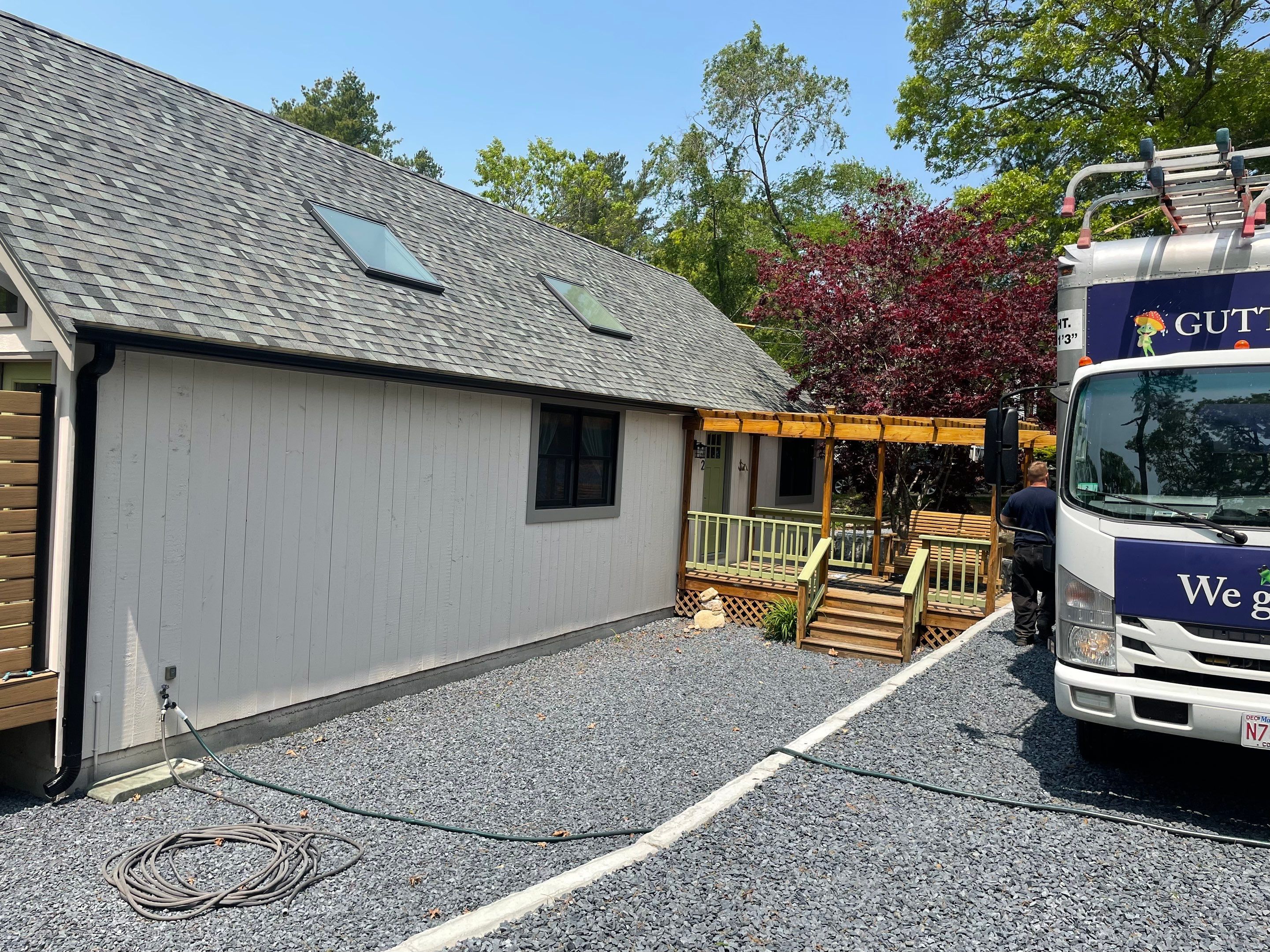 Gutter Installation using 5" K-Style Aluminum Gutter in Pocasset, Ma by Gutter Pro Enterprises