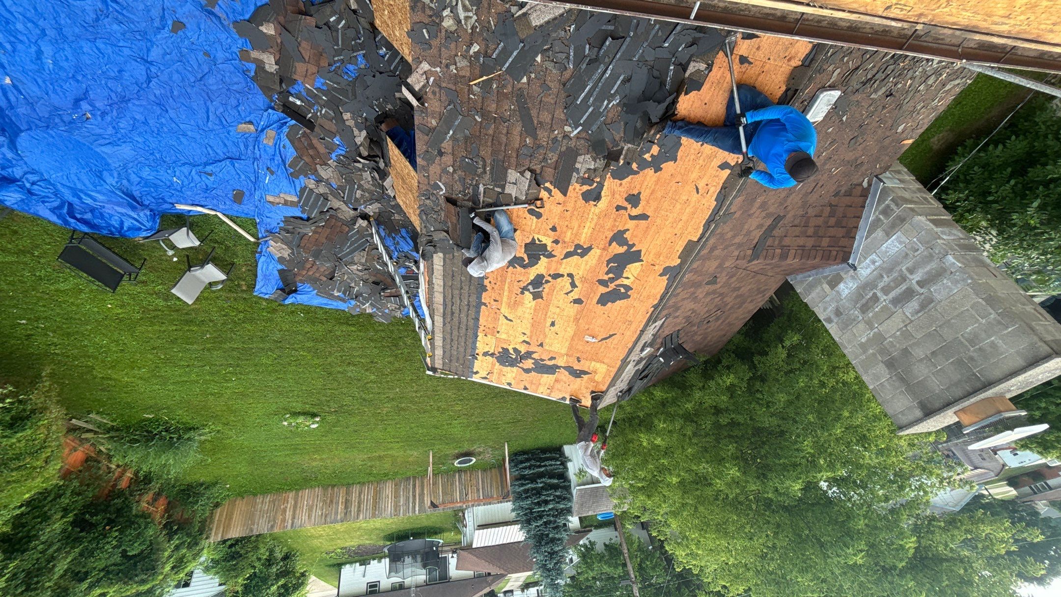 Roof Replacement using Owens Corning Slatestone Gray by 180 Contractors