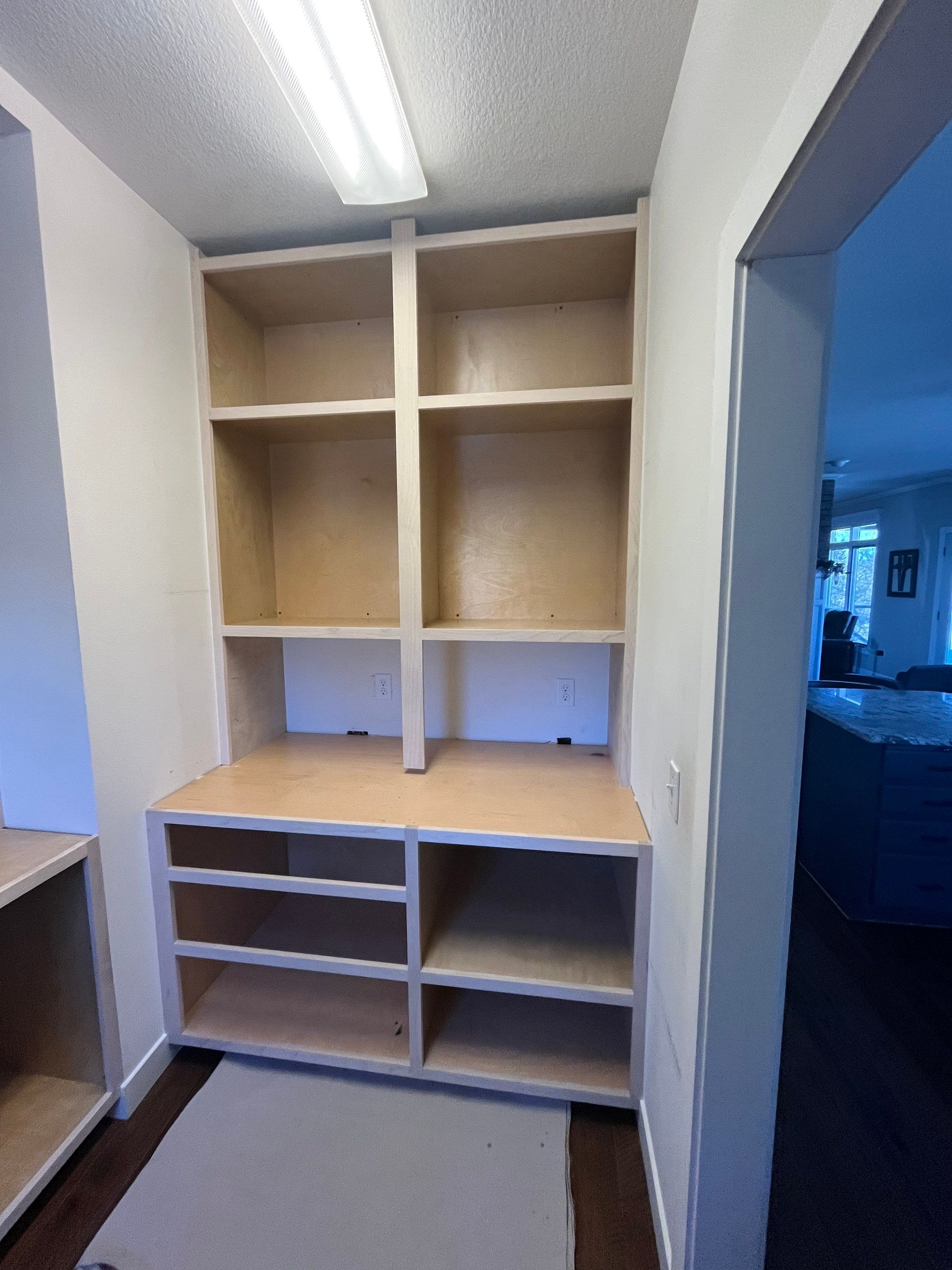 Pantry Built by Cutting edge painting 