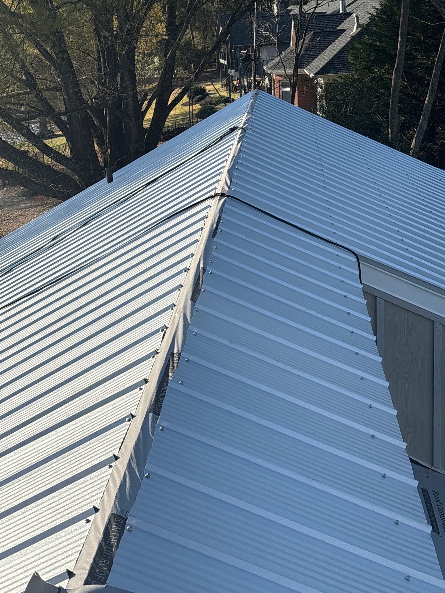 Metal Roof Replacement in Seneca, SC | Lake Keowee | 26-Gauge Galvalume Apex Panel by Roofers LLC
