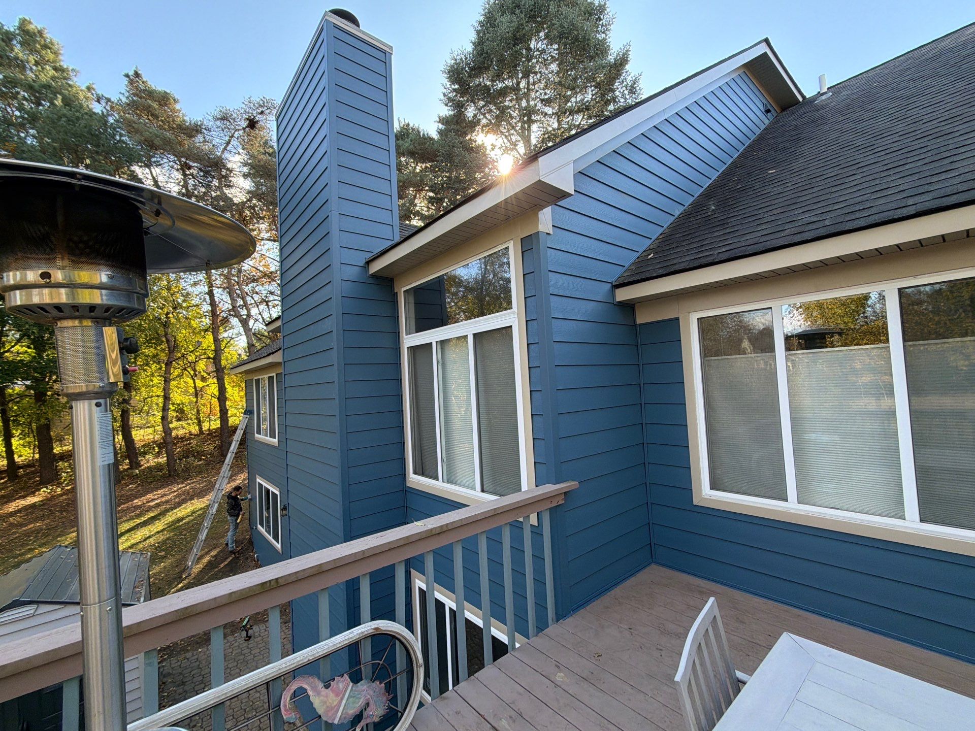 Siding Replacement using Ascend Laguna Blue by 180 Contractors