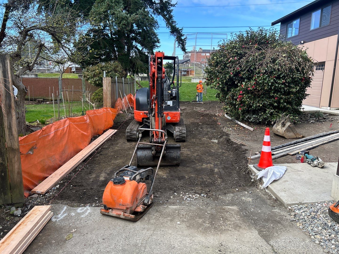 Ron | Pervious Concrete Driveway  by Jireh Asphalt & Concrete Inc 