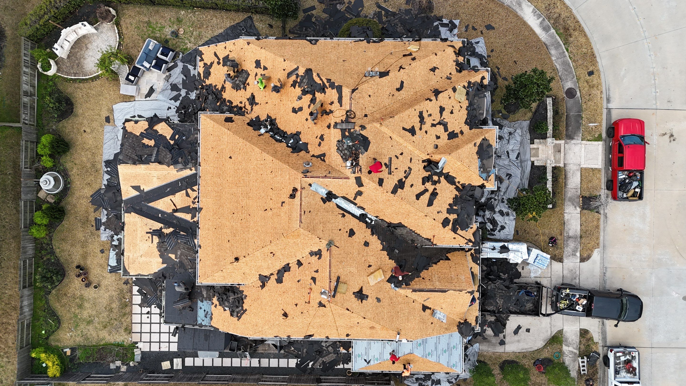 Roof Replacement in Cypress after Customer sustained Hail Damage! by Core Four Roofing