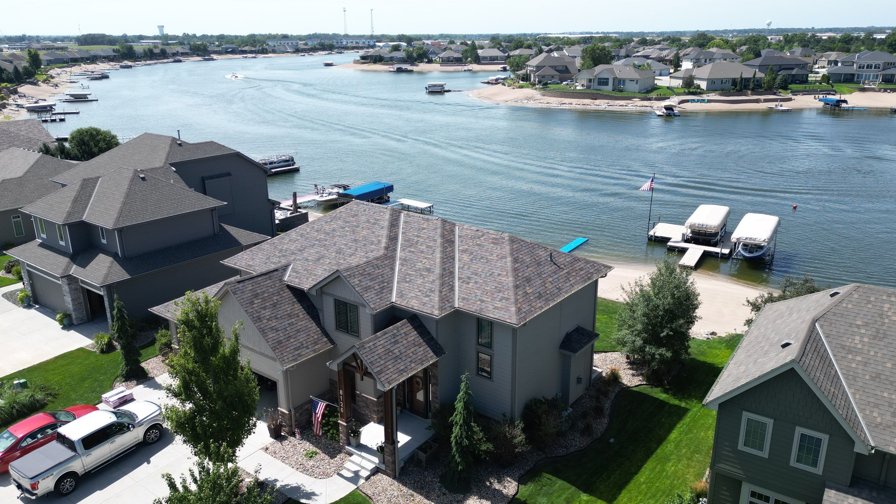 Residential Roofing Installation using Owens Corning Duration Summer Harvest by Lightning Exteriors