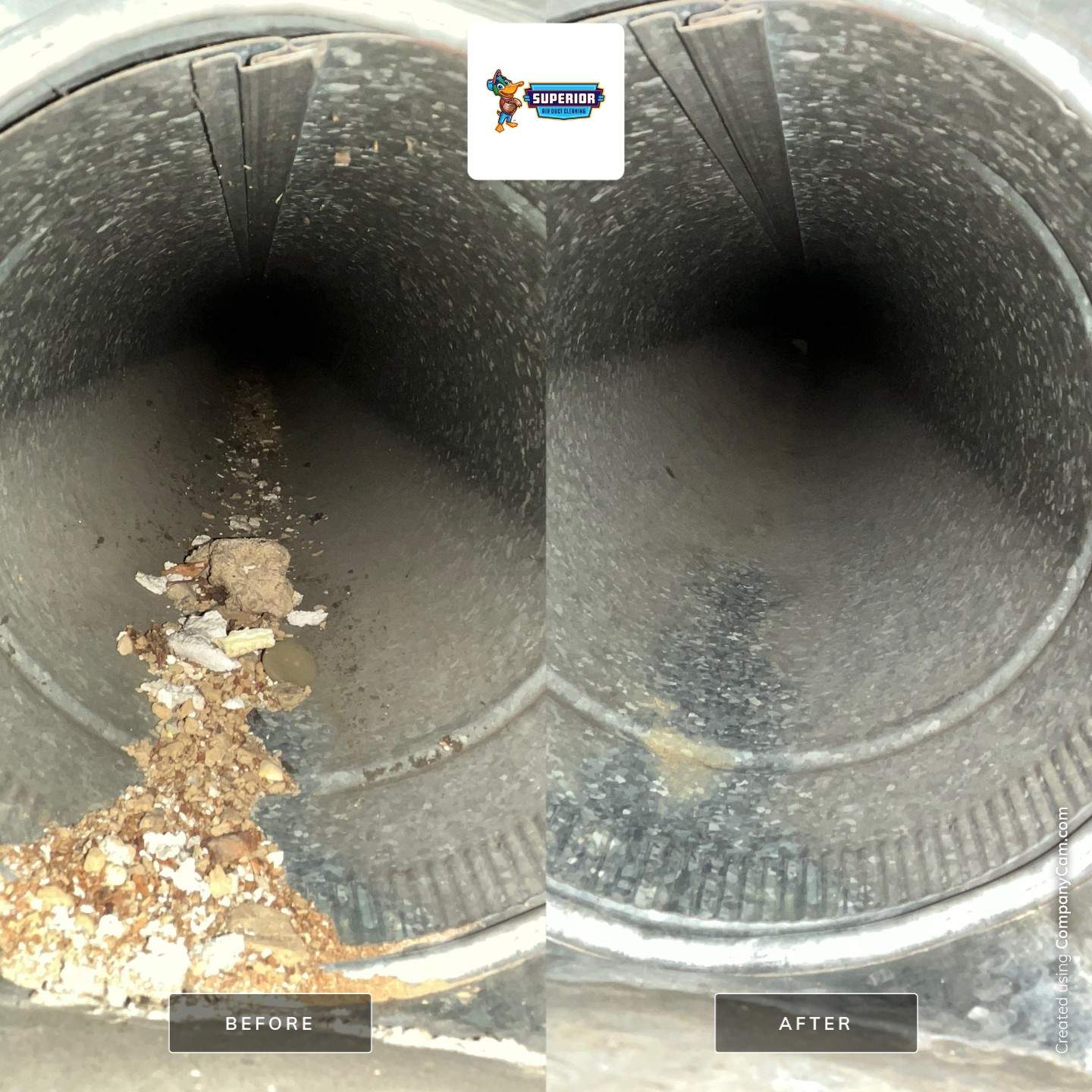 Air Duct Cleaning With a Vacuum Truck in Glenshaw, PA. by Superior Air Duct Cleaning