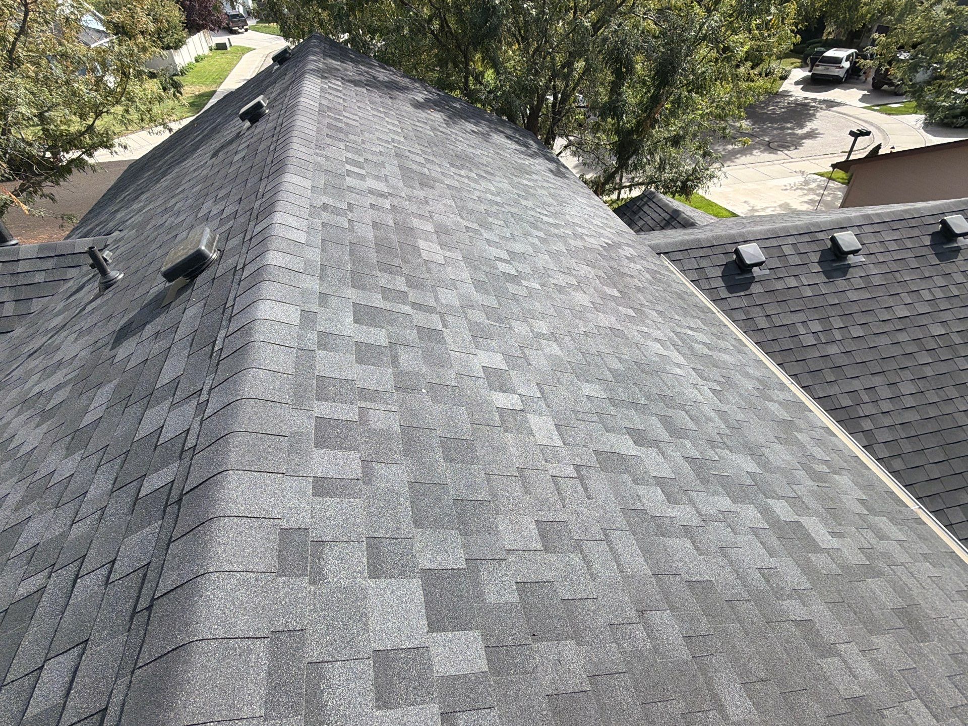 Comprehensive Residential Roof Replacement Featuring Architectural Shingles in Meridian by Olive Roofing
