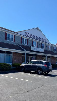 Gutter Installation using 6" K-Style Aluminum Gutter at The Falmouth Trade Center