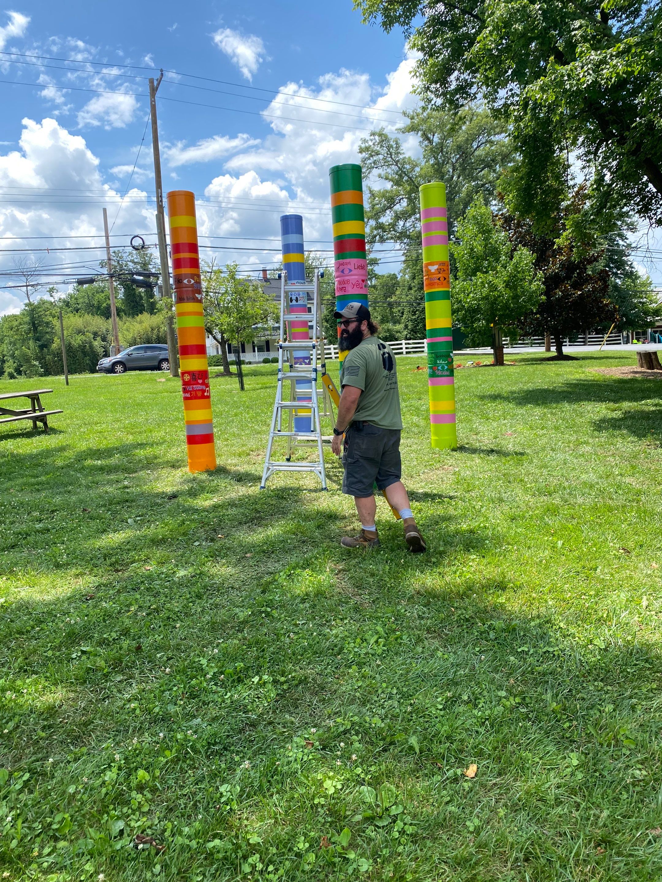 Indoor & Outdoor Art Installation by The Smet Companies, LLC