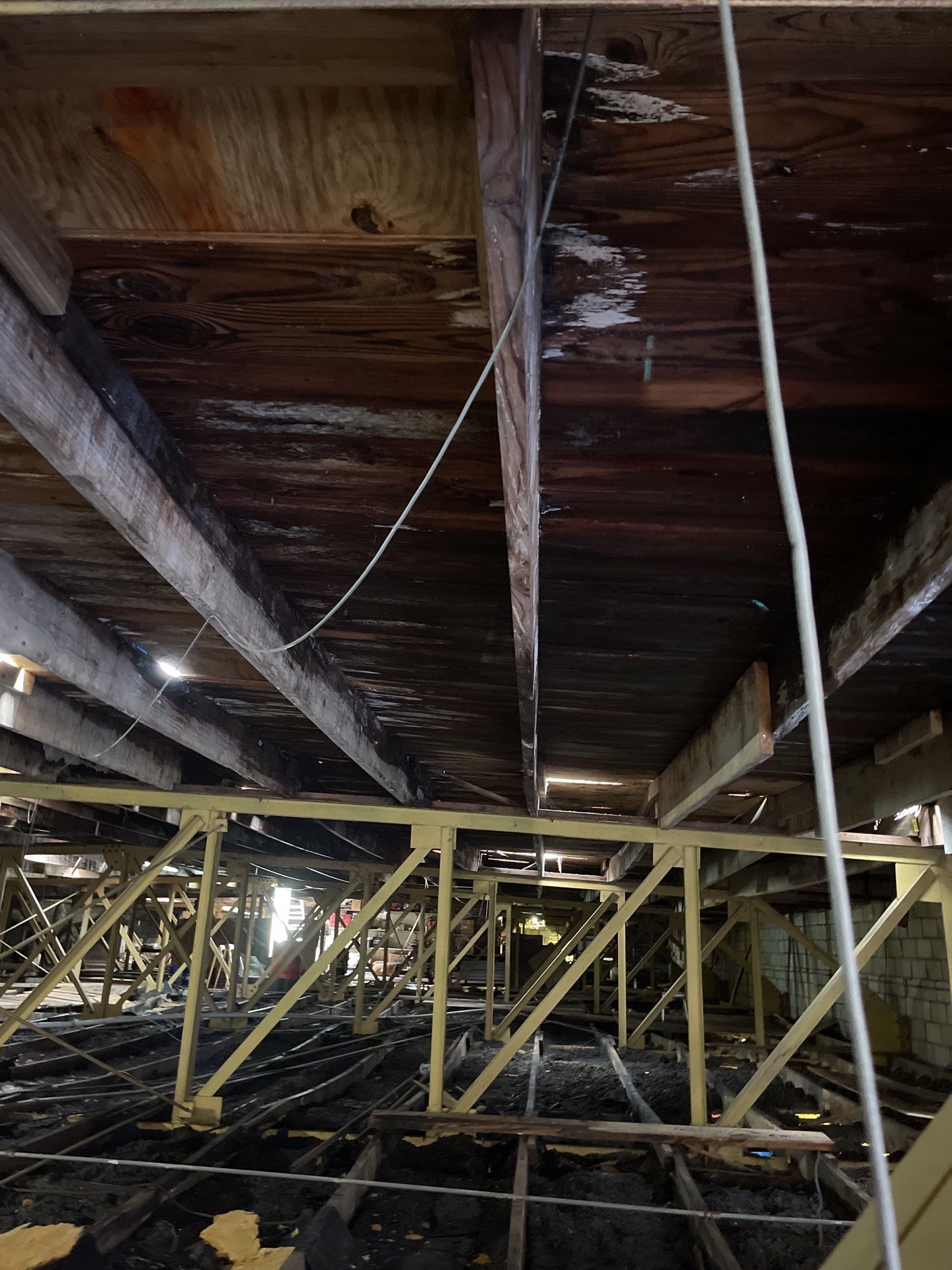 truses repair and new deking  by Xtreme interior company LLC