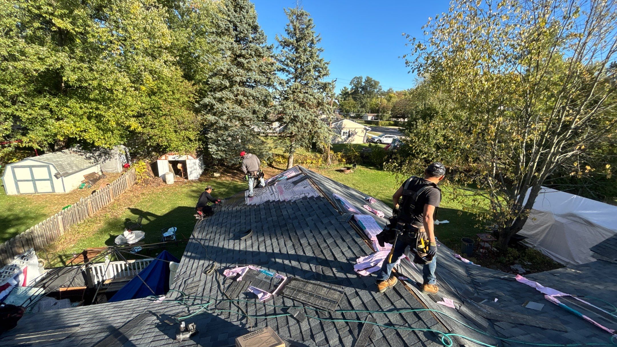 Roof Replacement using Owens Corning Estate Gray by 180 Contractors