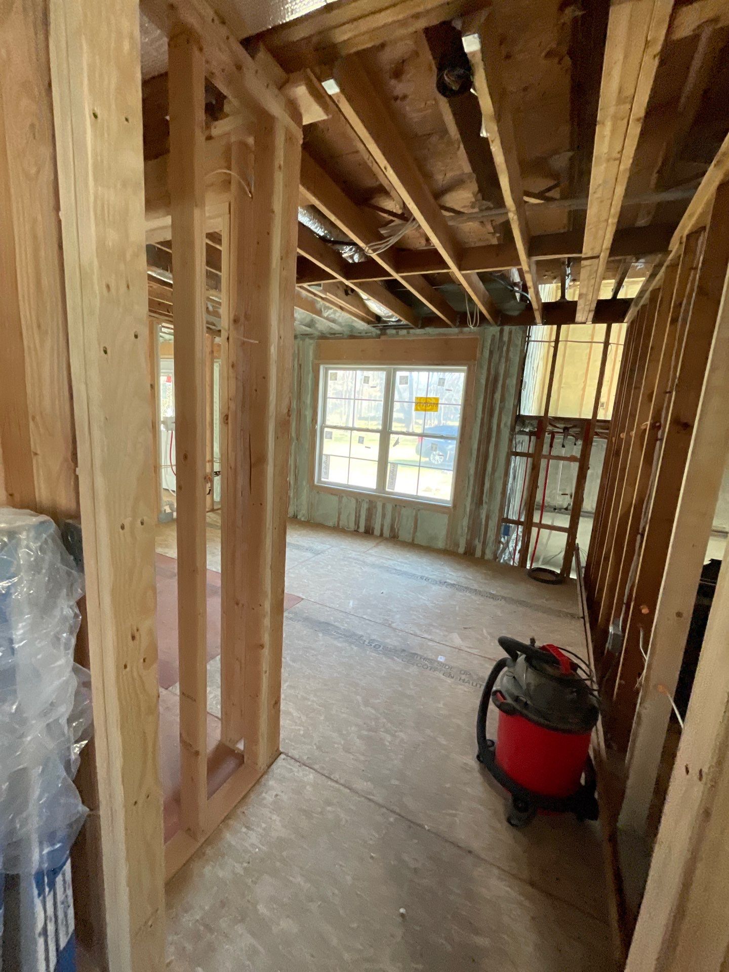 Basement Exterior Walls using Closed Cell Spray Foam by NYS Foam & Energy