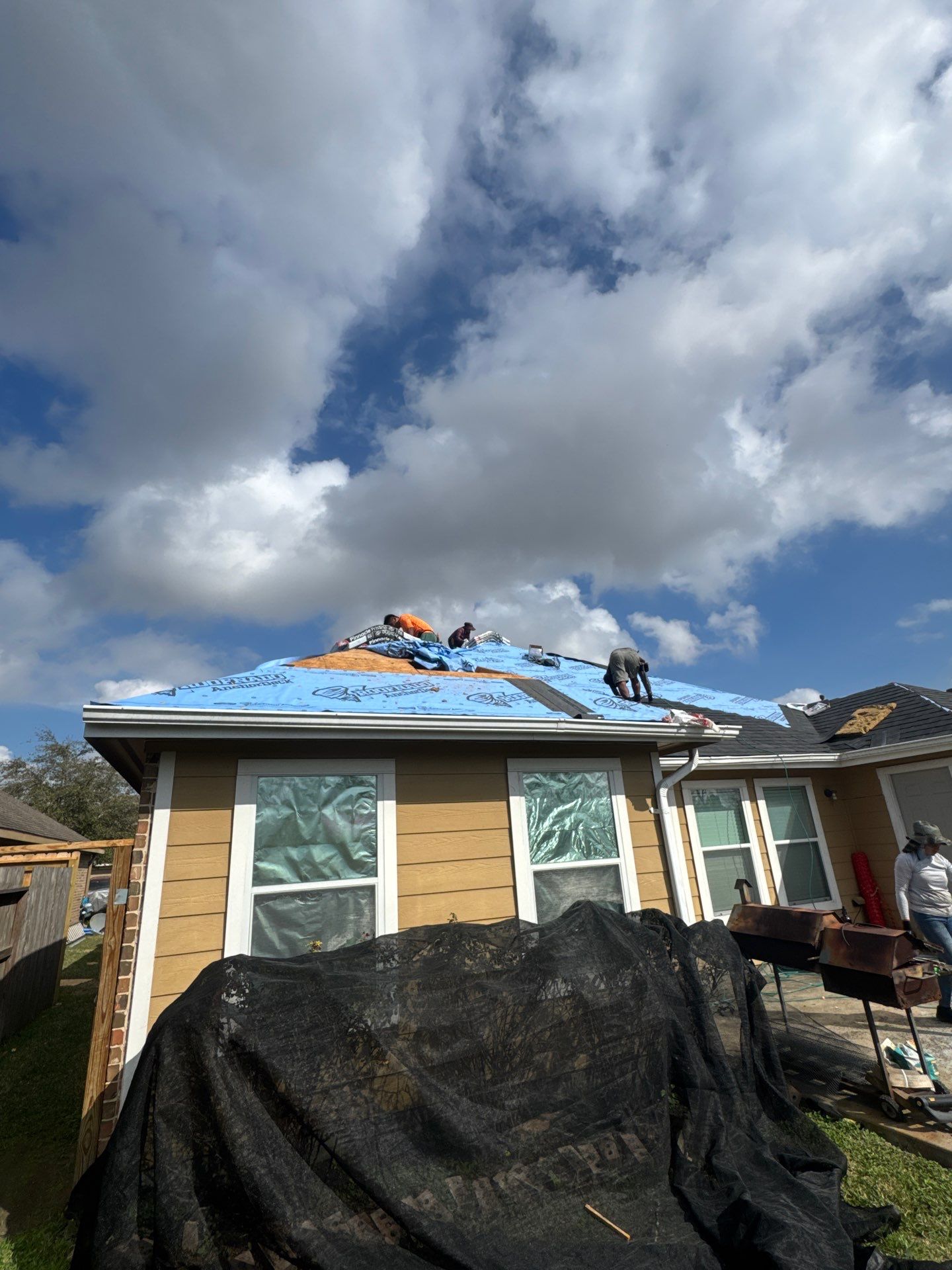 Project in Houston by Proud Roofing