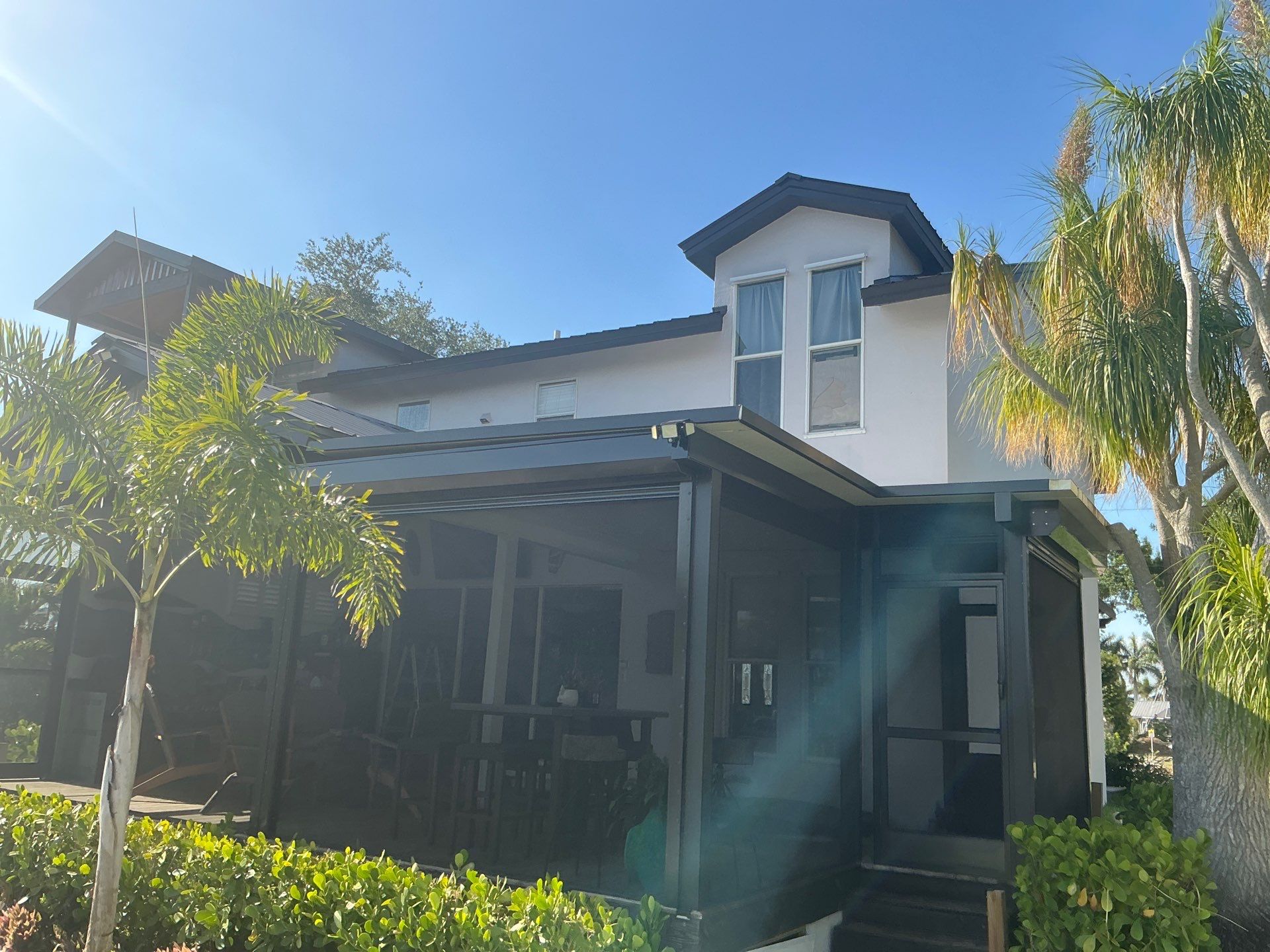 Black 6-Inch K-Style Gutters in North Fort Myers FL by Gutter Professor by Gutter Professors