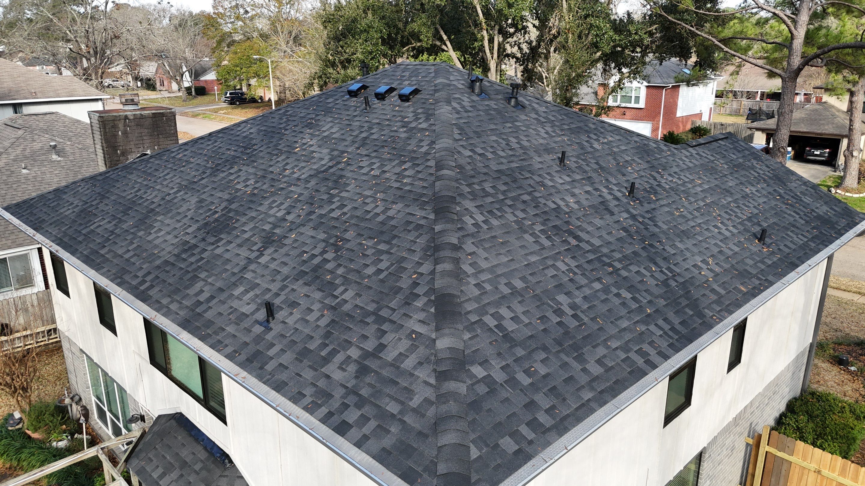 Roof Replacement completed in the Cypress Area! by Core Four Roofing
