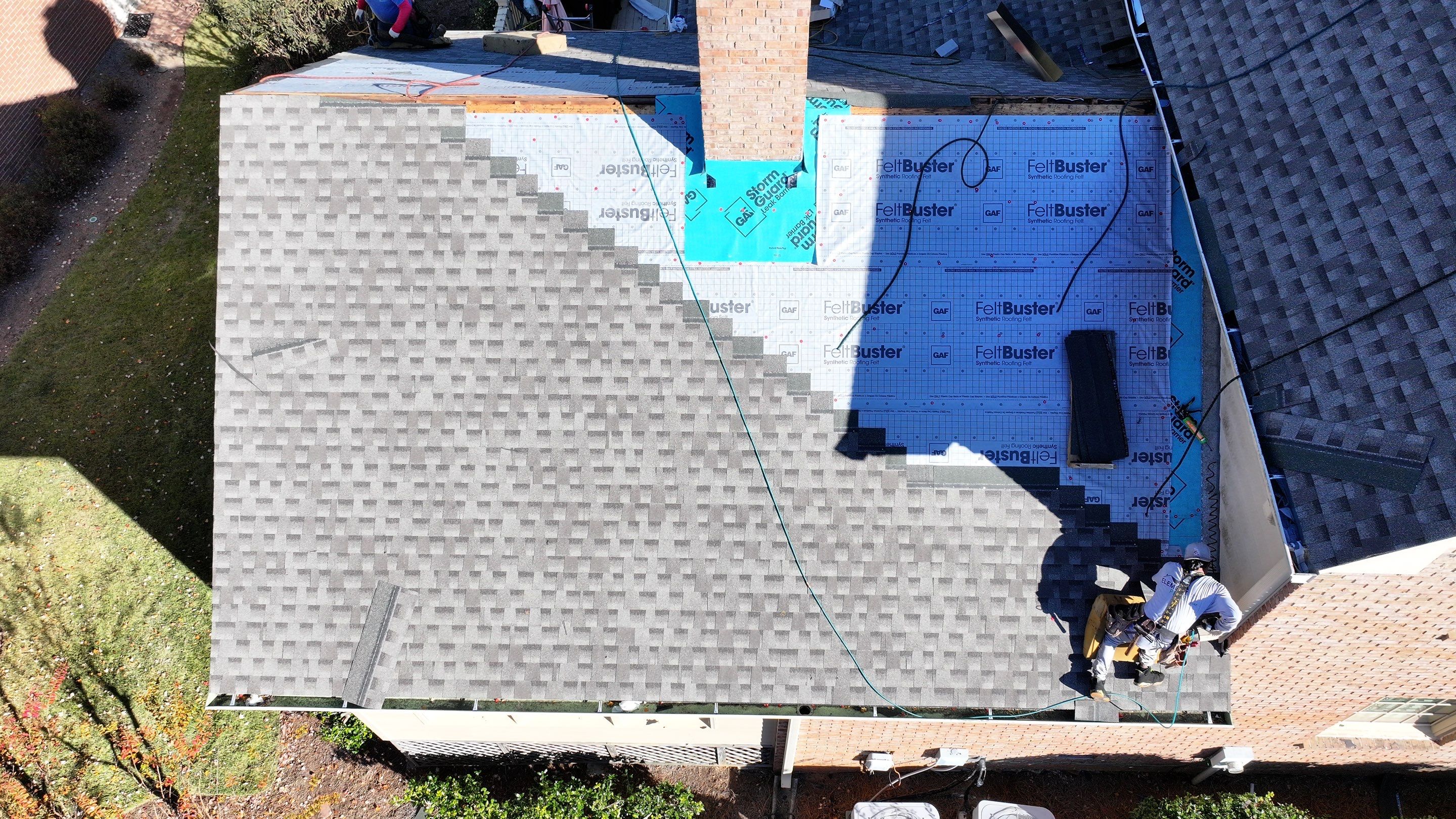 GAF HDZ Timberline Weathered Wood by Element Pros Roofing, LLC