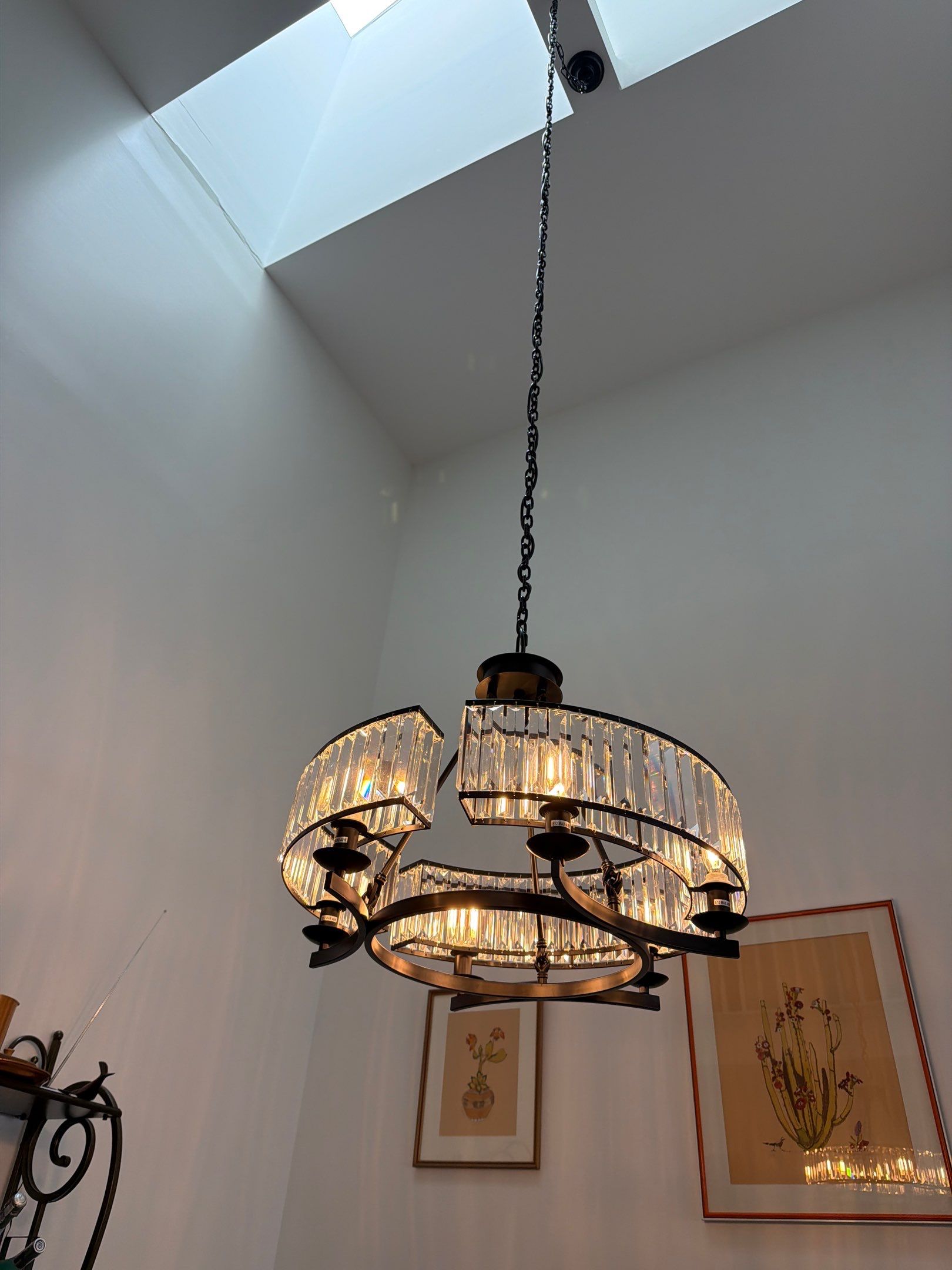 Chandelier Fixture Update by Spartan Home Pros
