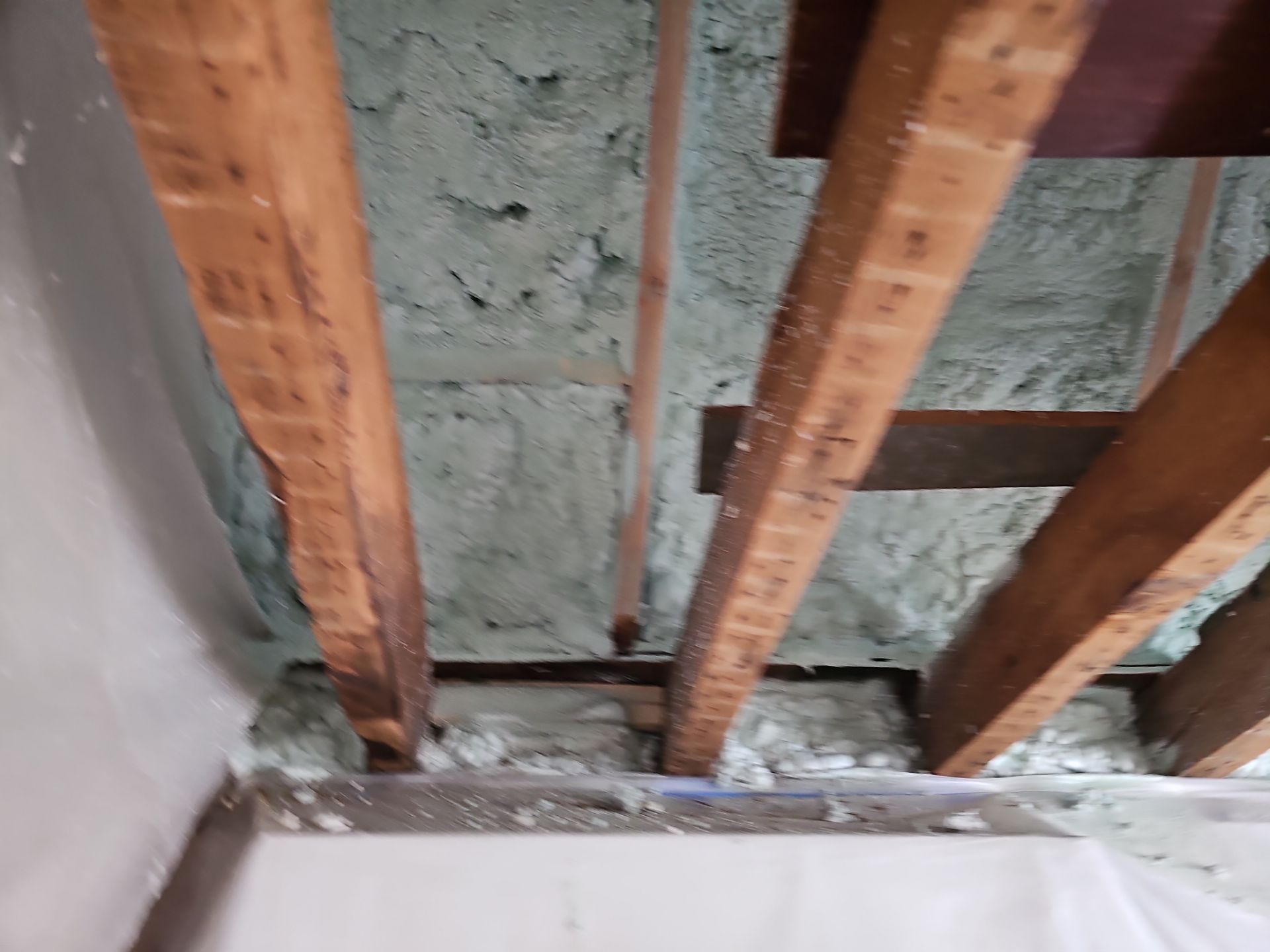 Attic Insulation using Closed Cell Spray Foam by NYS Foam & Energy