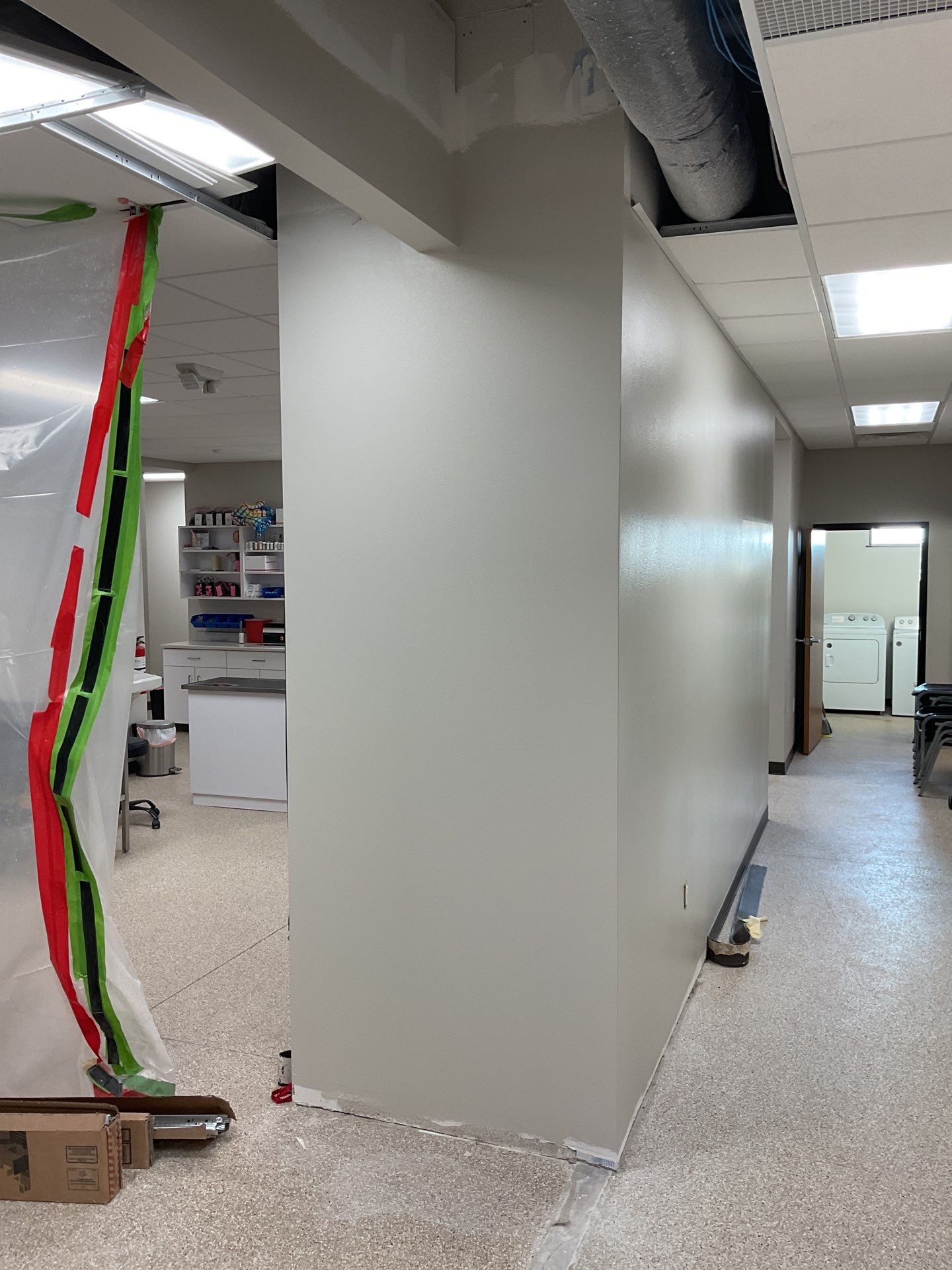 Commercial Interior Renovation for Prairie Creek Pet Hospital by Select Painting, Coatings & Garage Cabinets