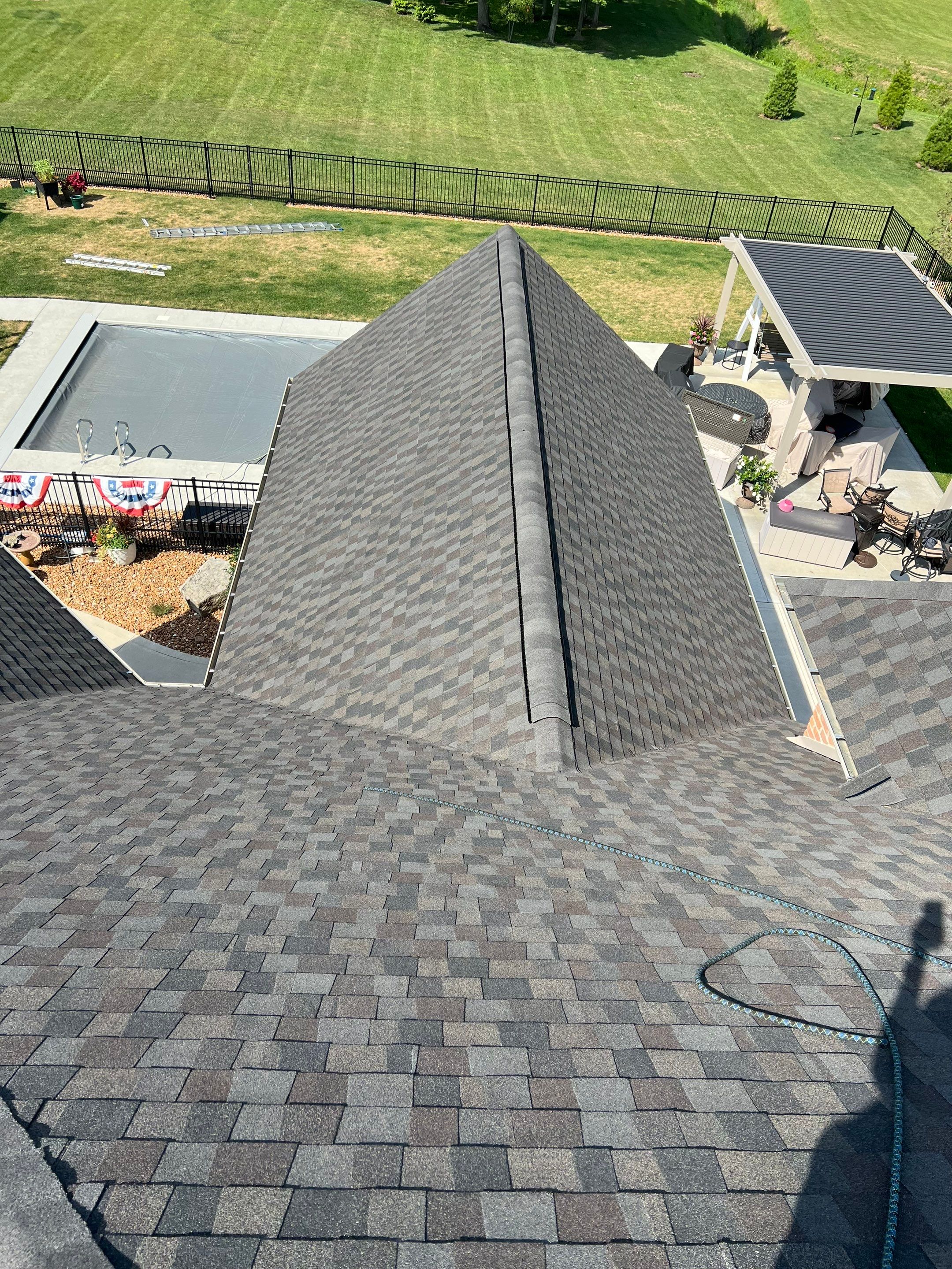 Residential Roofing Installation using GAF Timberline HDZ Appalachian Sky by Nitro Roofing and Construction