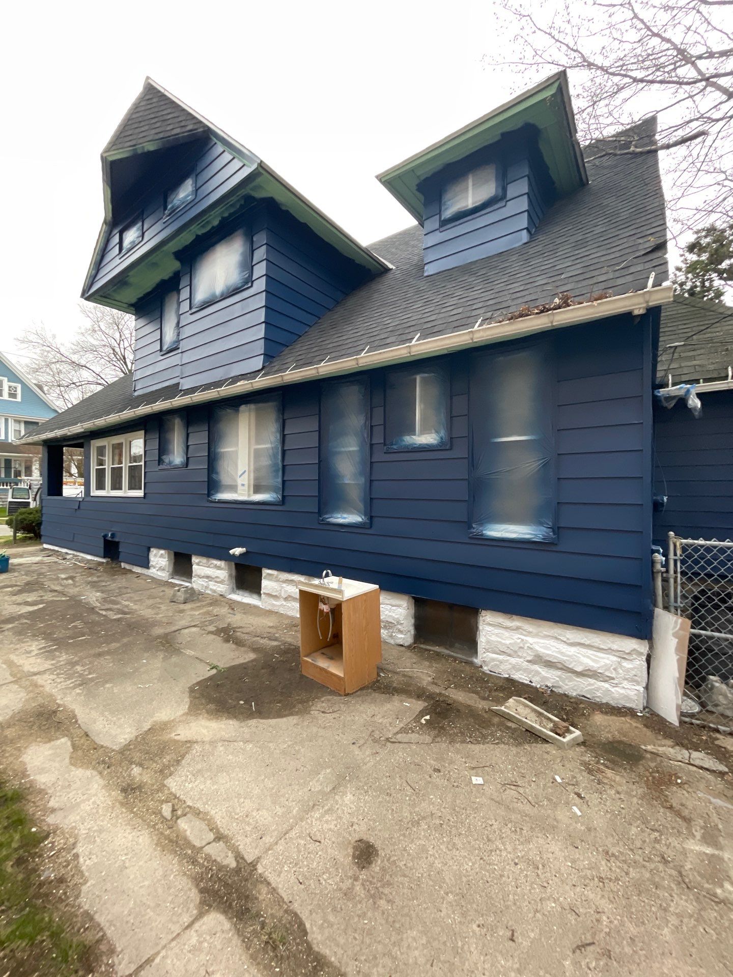 Exterior Painting using Benjamin Moore Element Guard by Callaway Contracting LLC