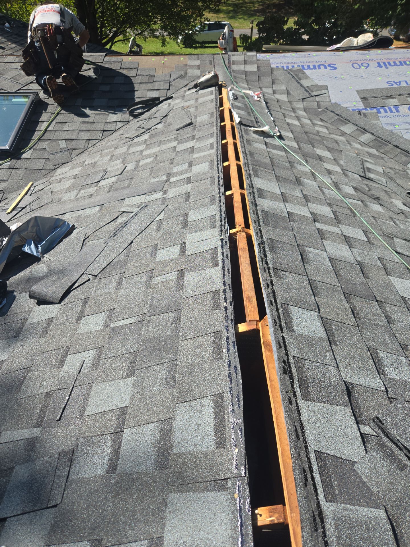 Atlas Pinnacle, Color, Coastal Granite, Drip Edge, Color, Black by Eagle Eye Roofing