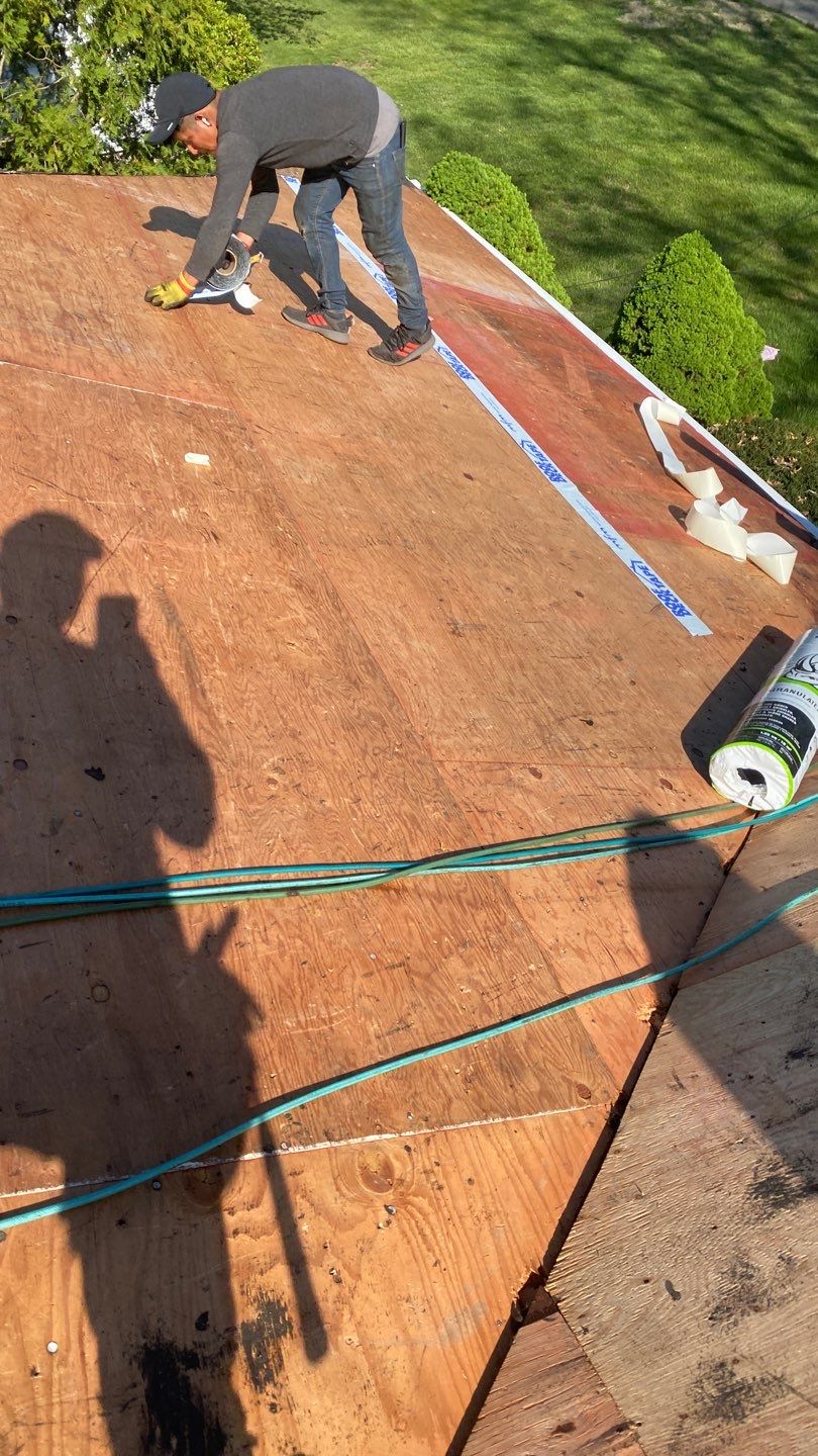 Residential Roofing Installation using Owens Corning Duration Estate Gray by A Plus Exterior