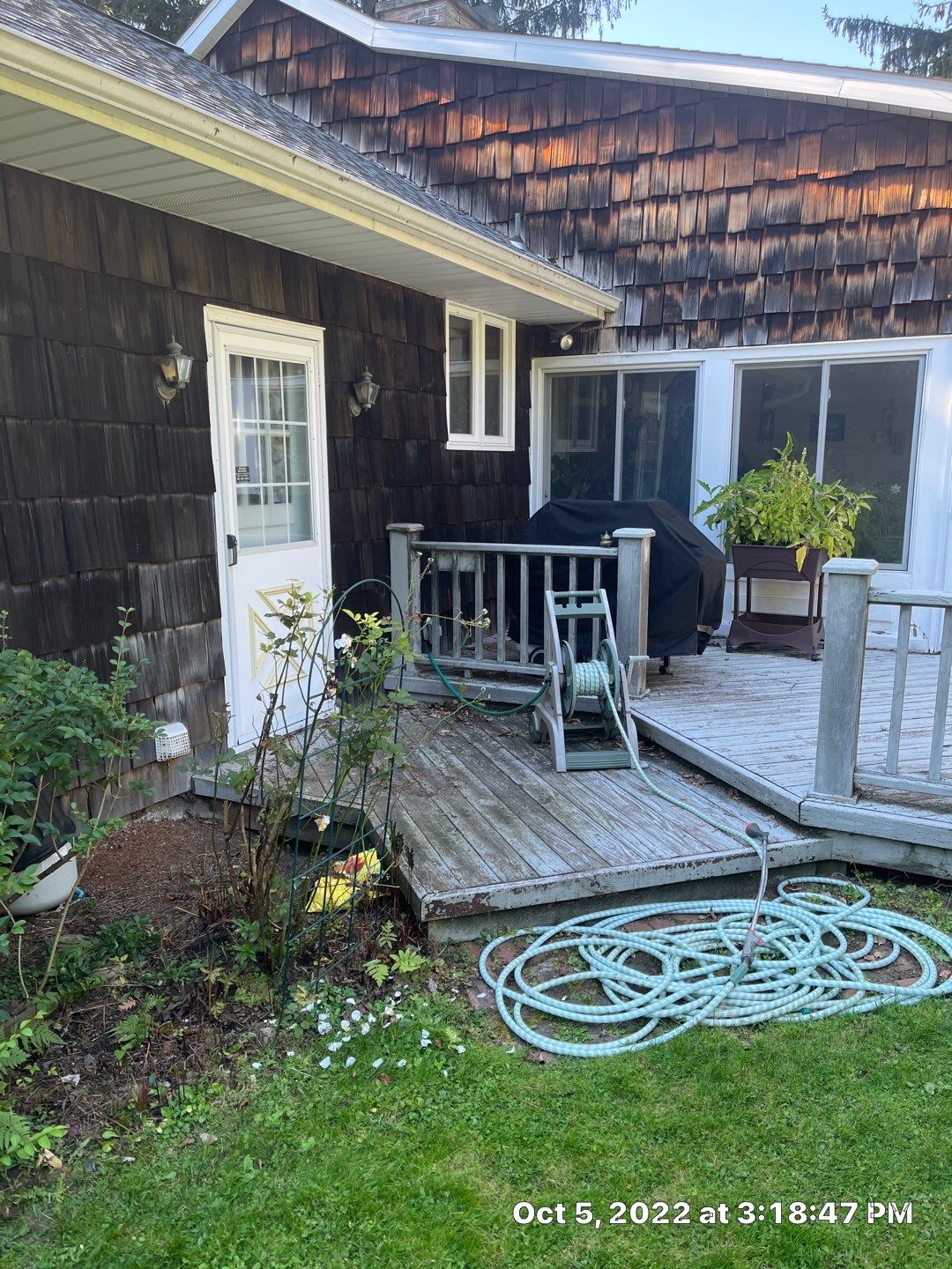 Deck and Stamped Concrete by Ivy Lea Construction