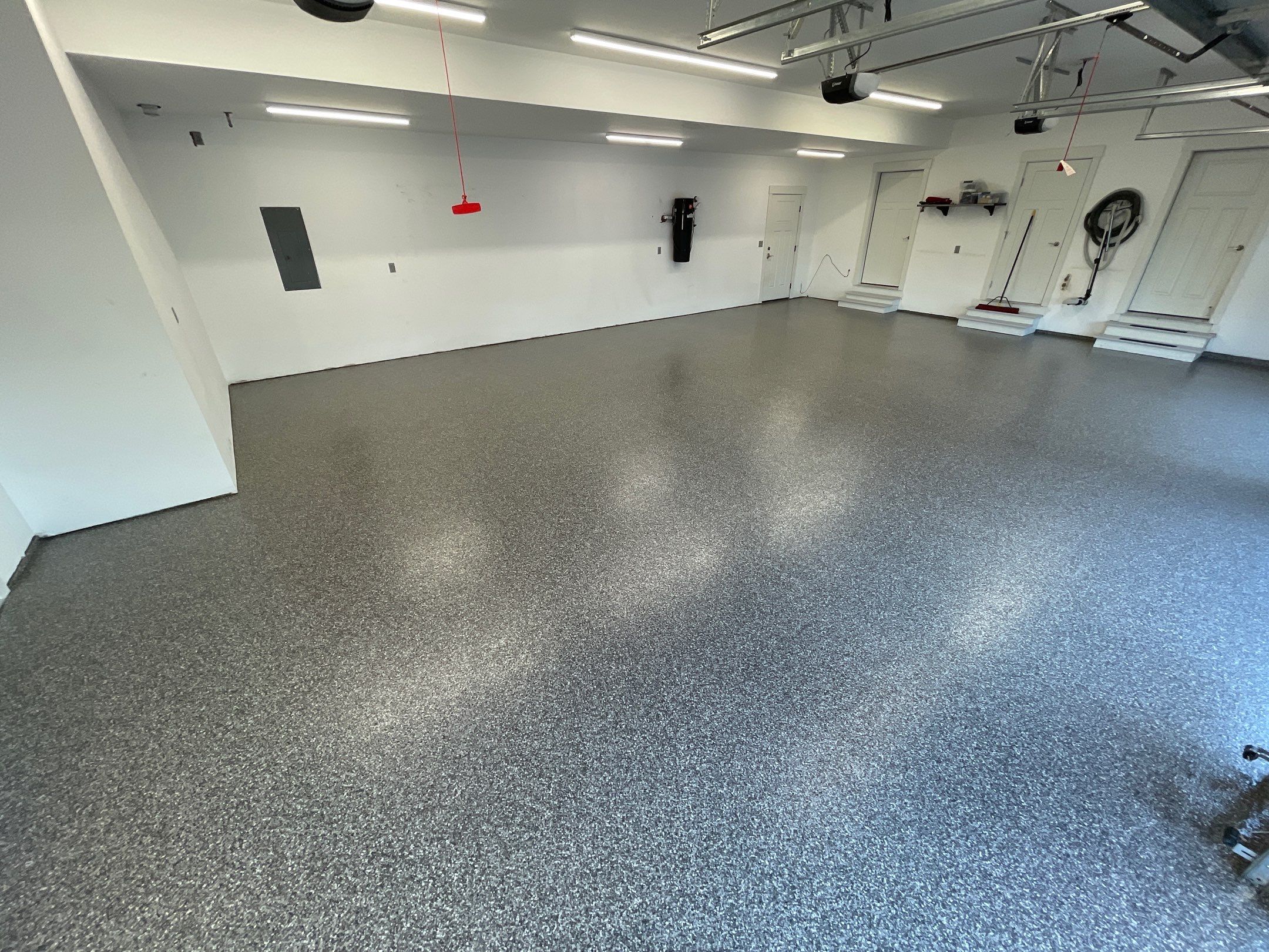 Garage Transformation using Silver Creek by Croc Coatings, LLC