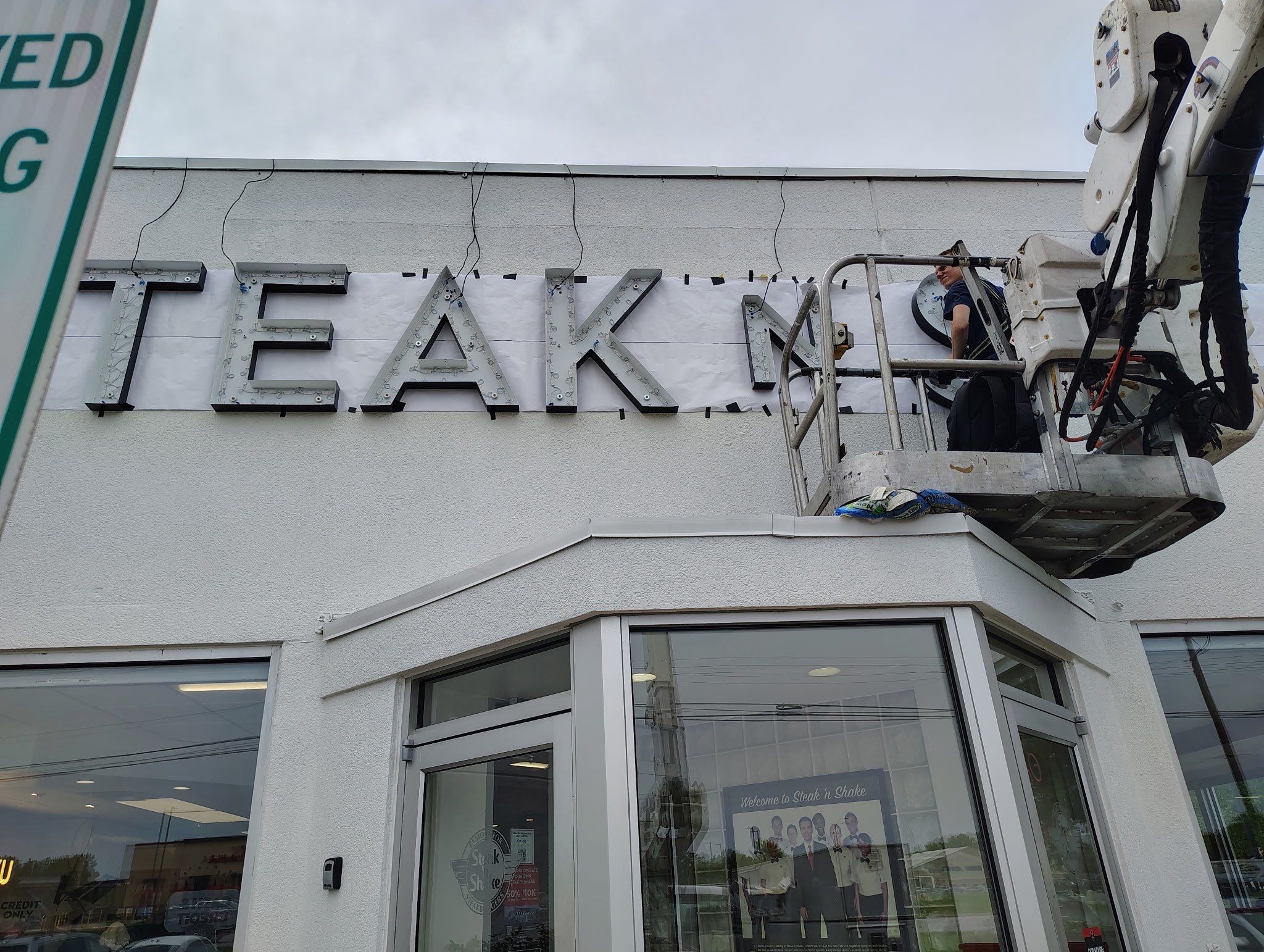 Building Signage and LED Branding Update in Schererville by Hayes Design co