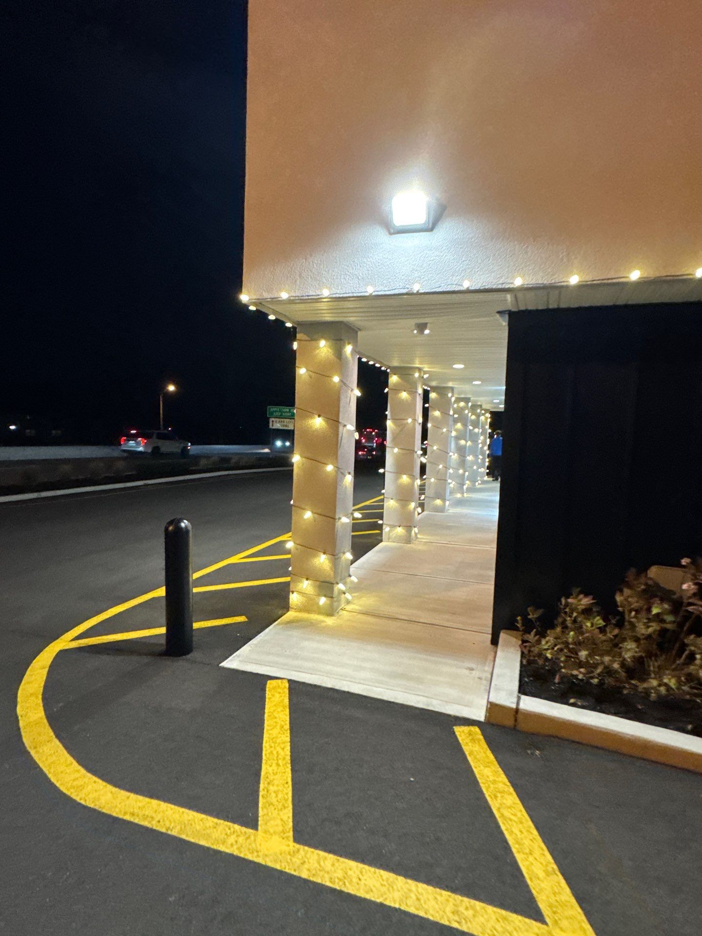 Commercial Holiday Lighting in Red Bank, NJ by Clearview Washing