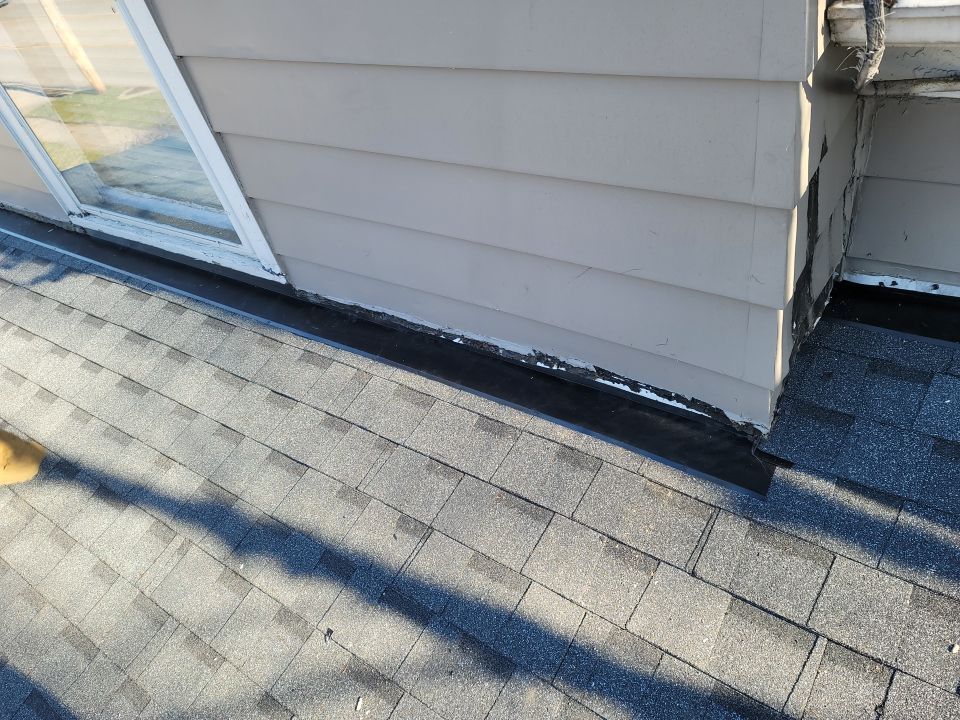 ATLAS PINNACLE COLOR: PRISTINE PEWTER DRIP EDGE: BLACK by Eagle Eye Roofing