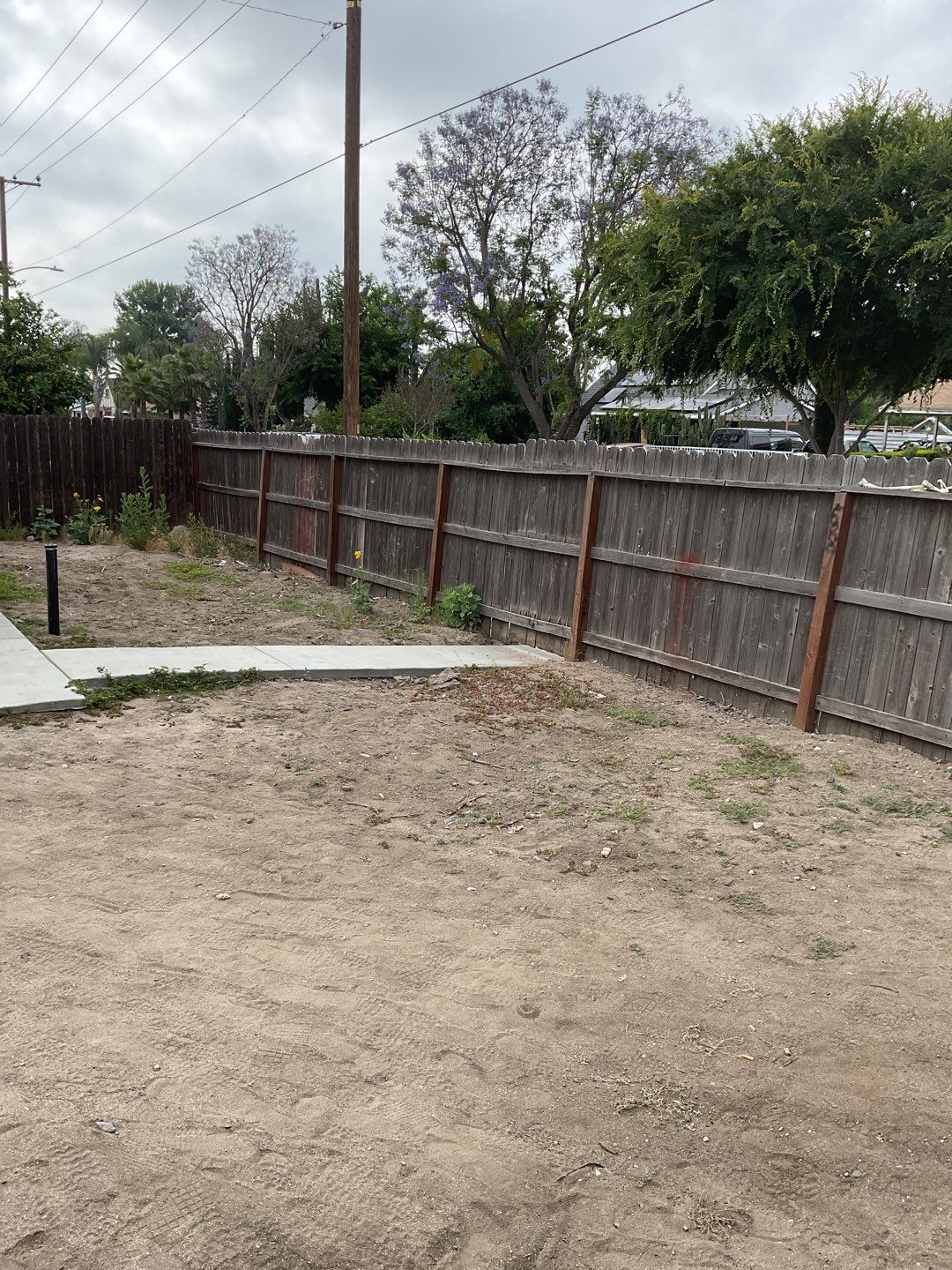 Fence installation using 6ft and 4ft vinyl  by Fence Guys Inc. 