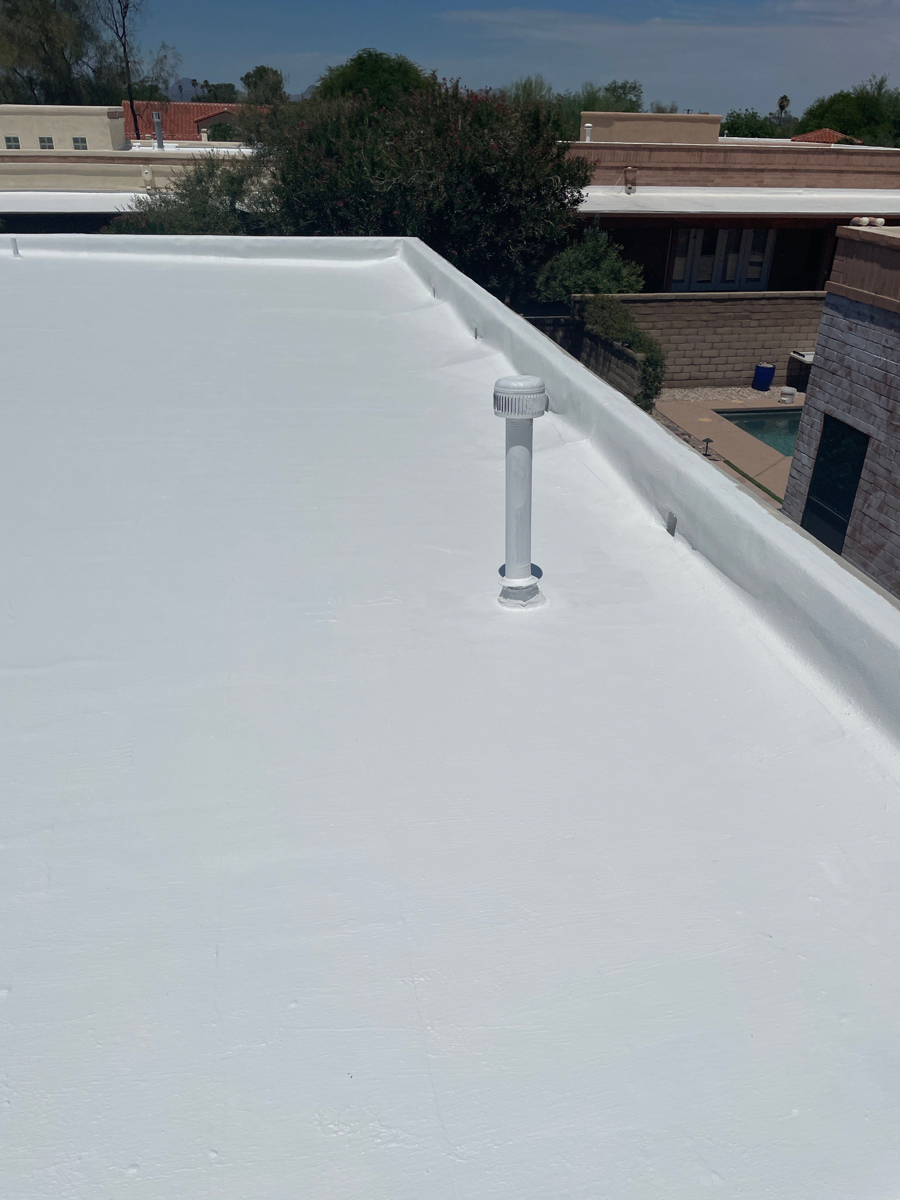 Tucson Residential Roof Restoration with Tile and Elastomeric Coating by West Coast Roofing AZ