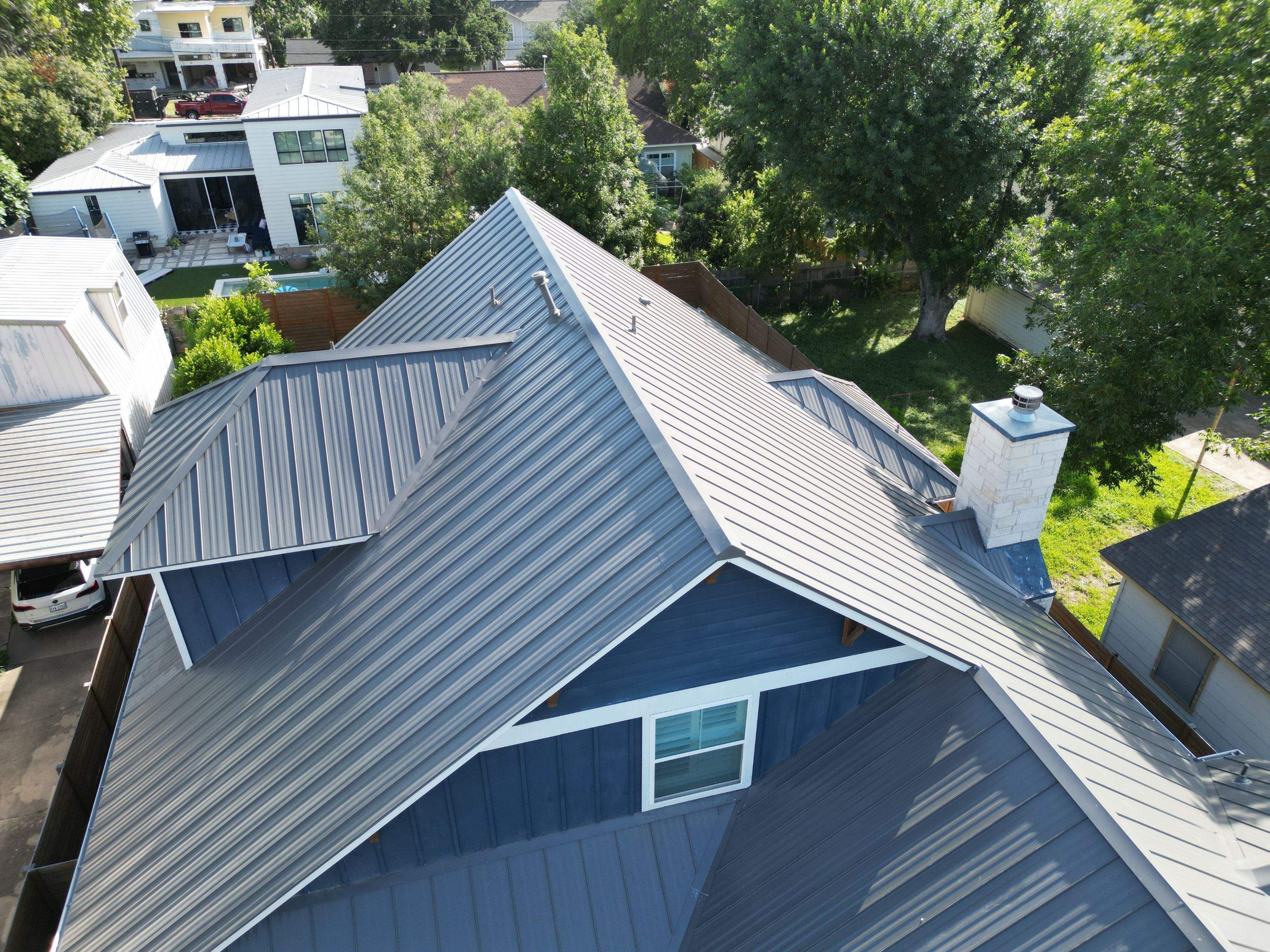 Charcoal Grey - L&A Metals LLC Type FF100, Hidden fastener/Standing Seam by RoofsOnly.com